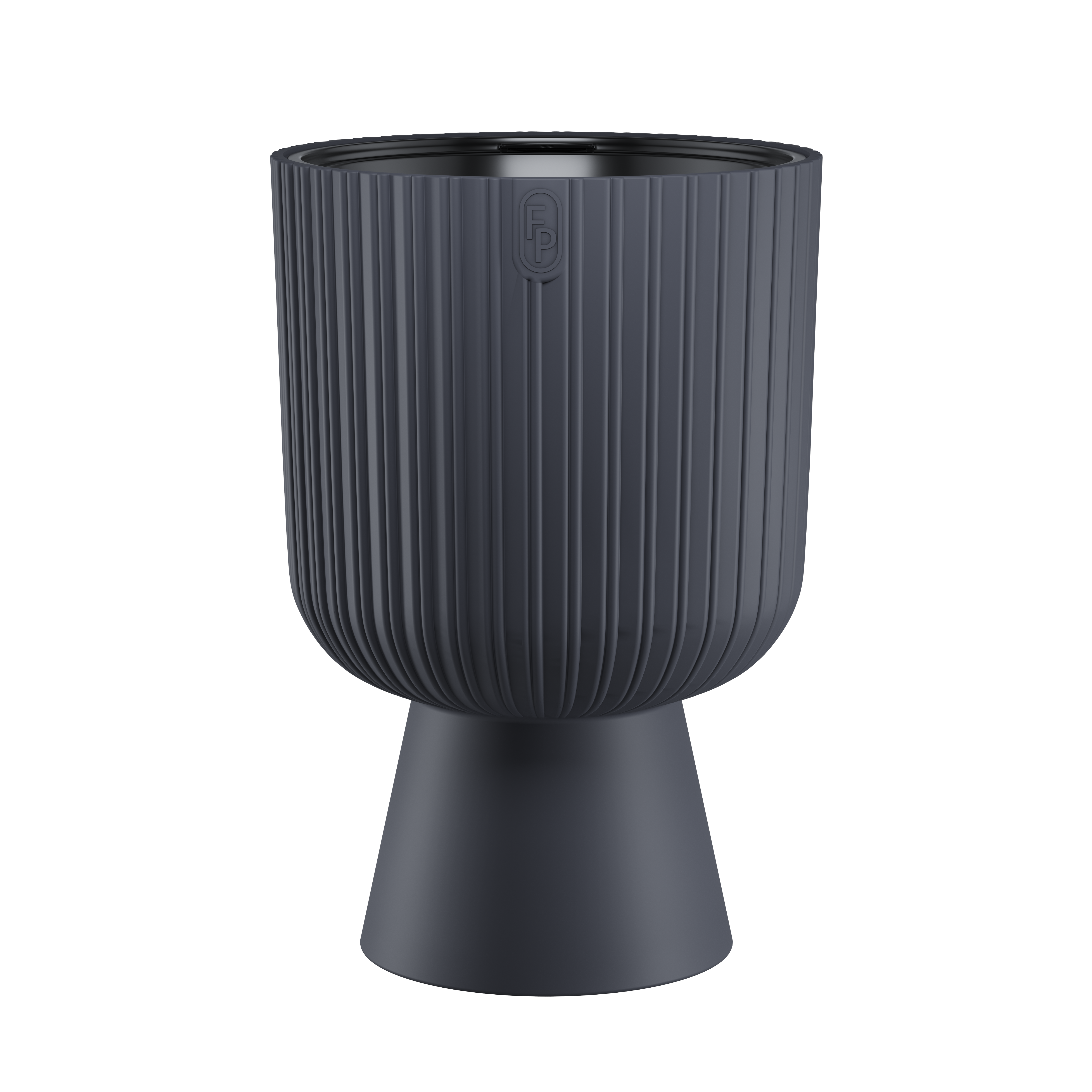 Doniczka Keli Mika 38.5 cm antracytowa Form-Plastic