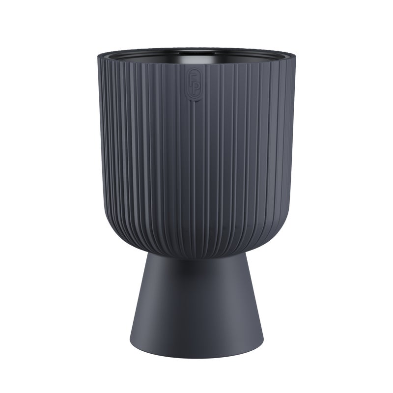 Doniczka Keli Mika 38.5 cm antracytowa Form-Plastic