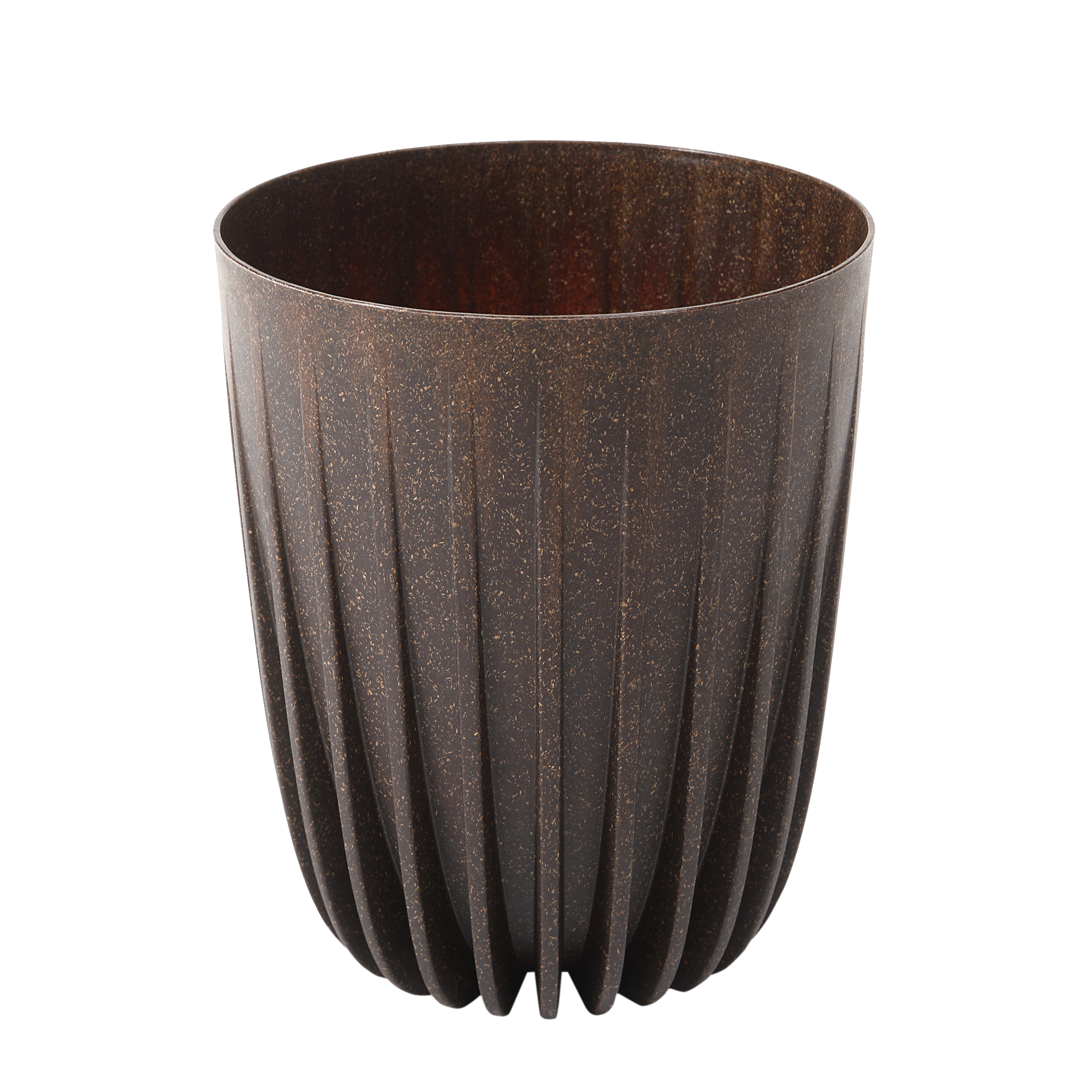 Doniczka plastikowa Mira śr.14.5 cm brązowa Lamela