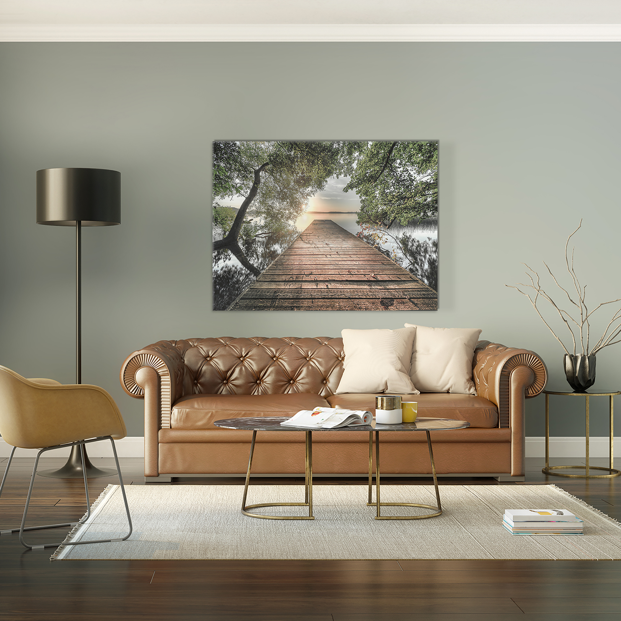 Kanwa Jezioro 100 x 75 cm - 4