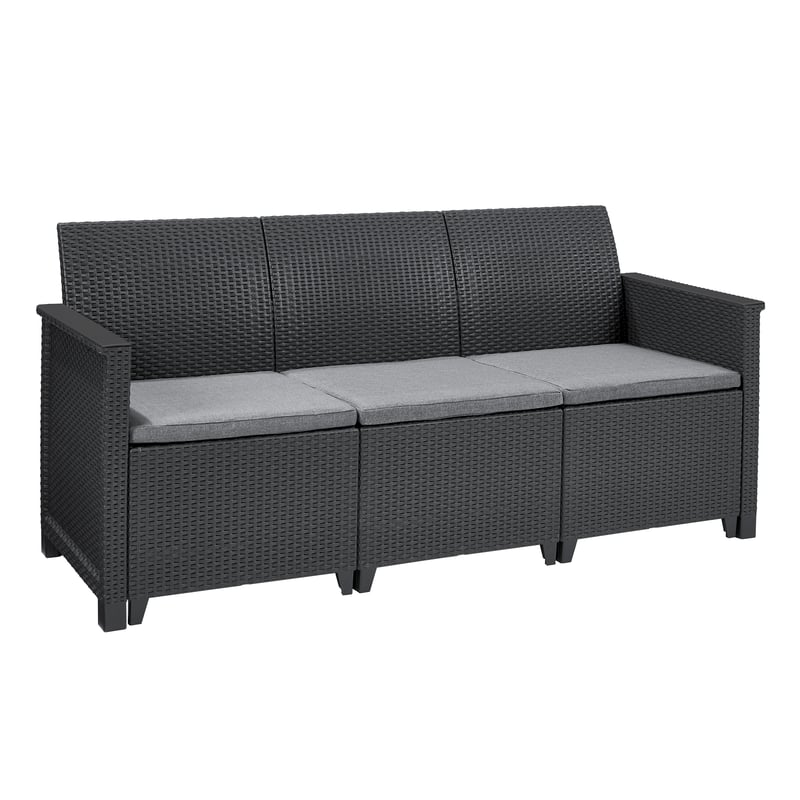 Sofa ogrodowa Elodie antracytowa Keter