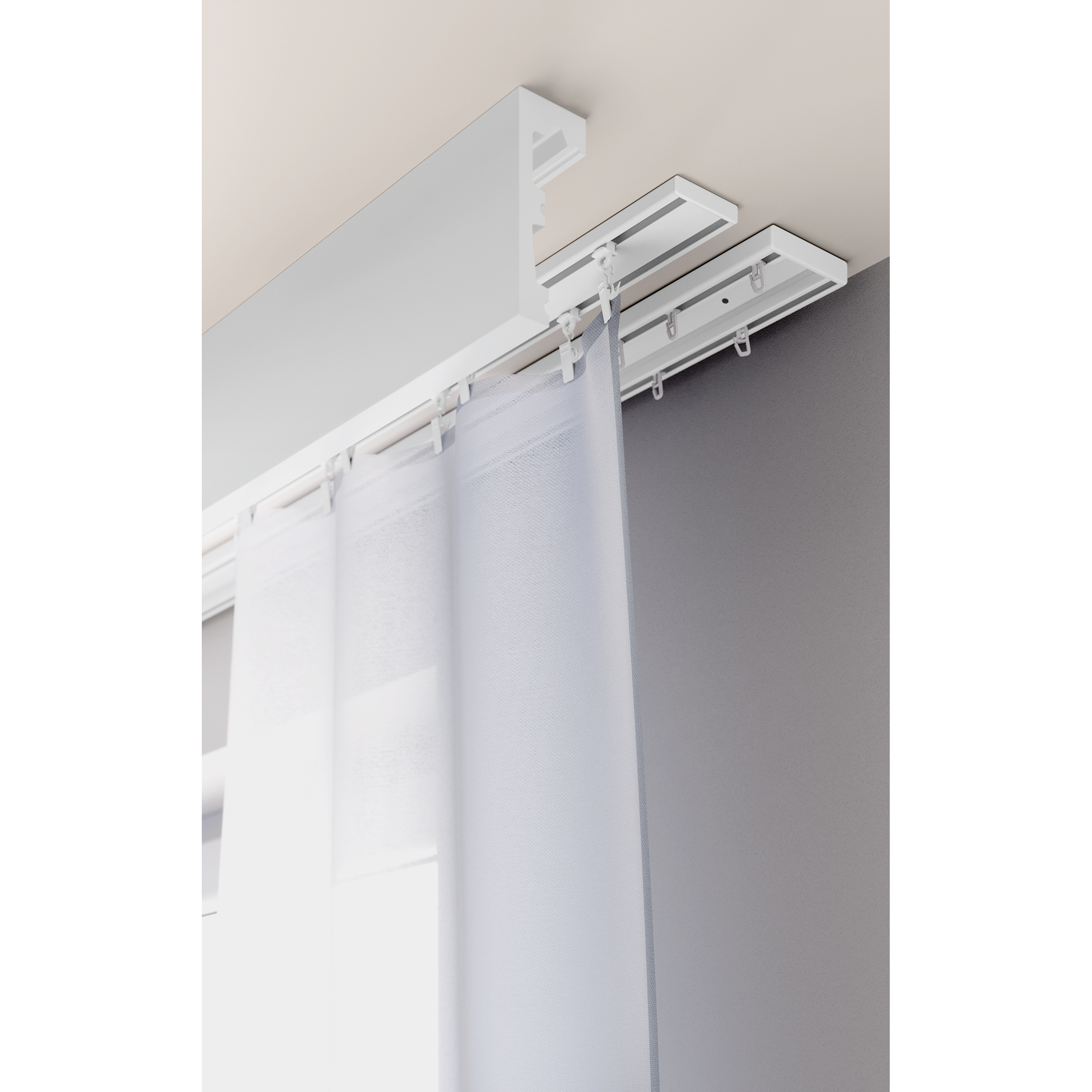 Listwa karniszowa LK-1 do LED z polimeru 10 x 200 cm DMS - 7