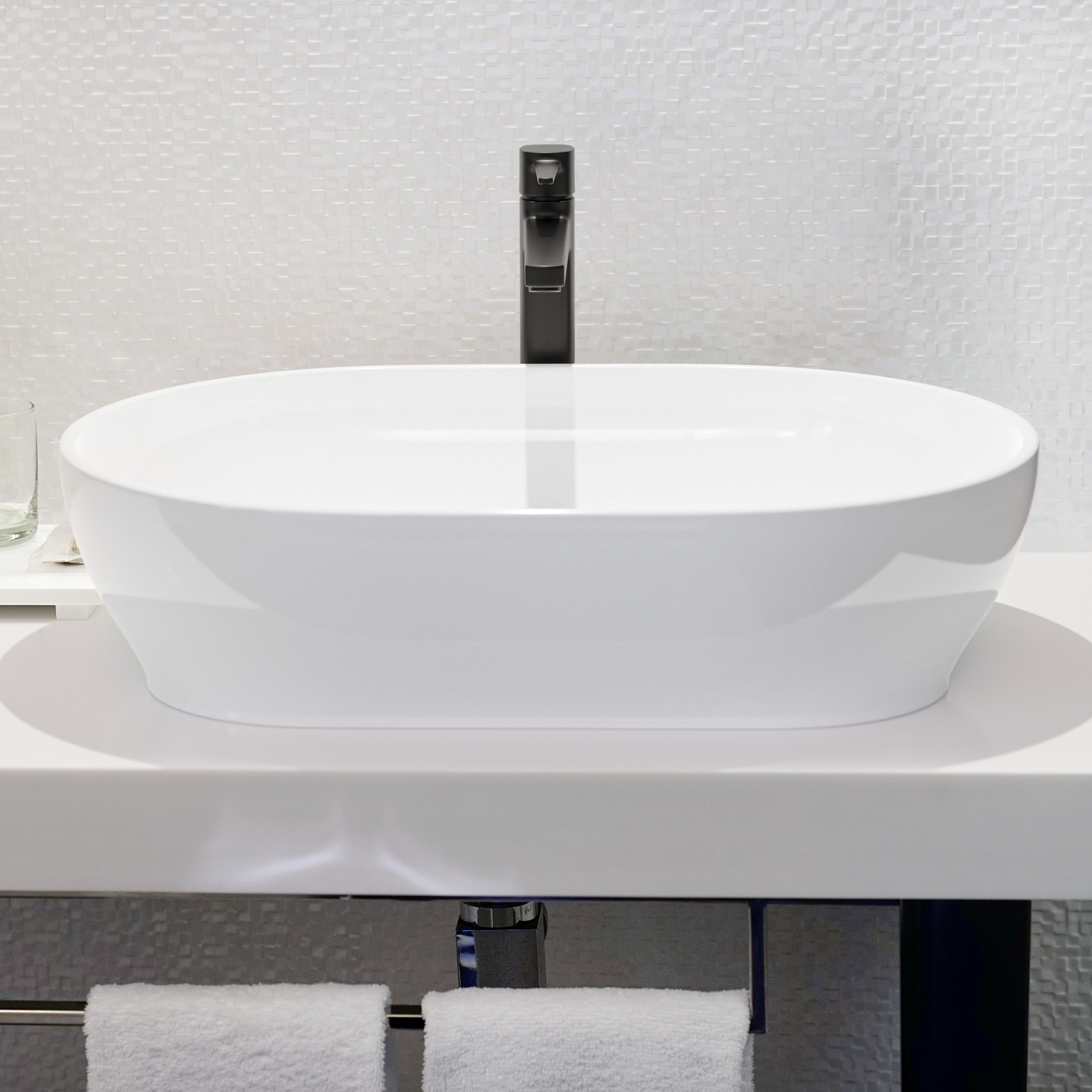 Umywalka ceramiczna nablatowa Teja 60 Invena - 4