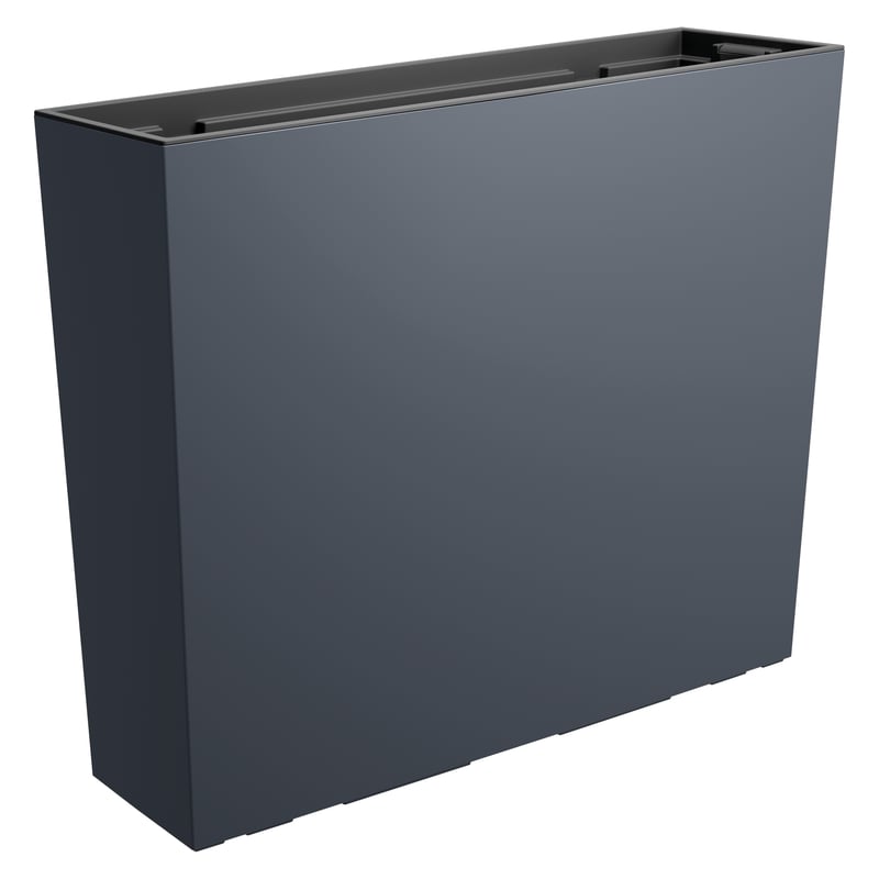 Skrzynka balkonowa stojąca Urbi 58x58x49,8 cm antracytowa Prosperplast