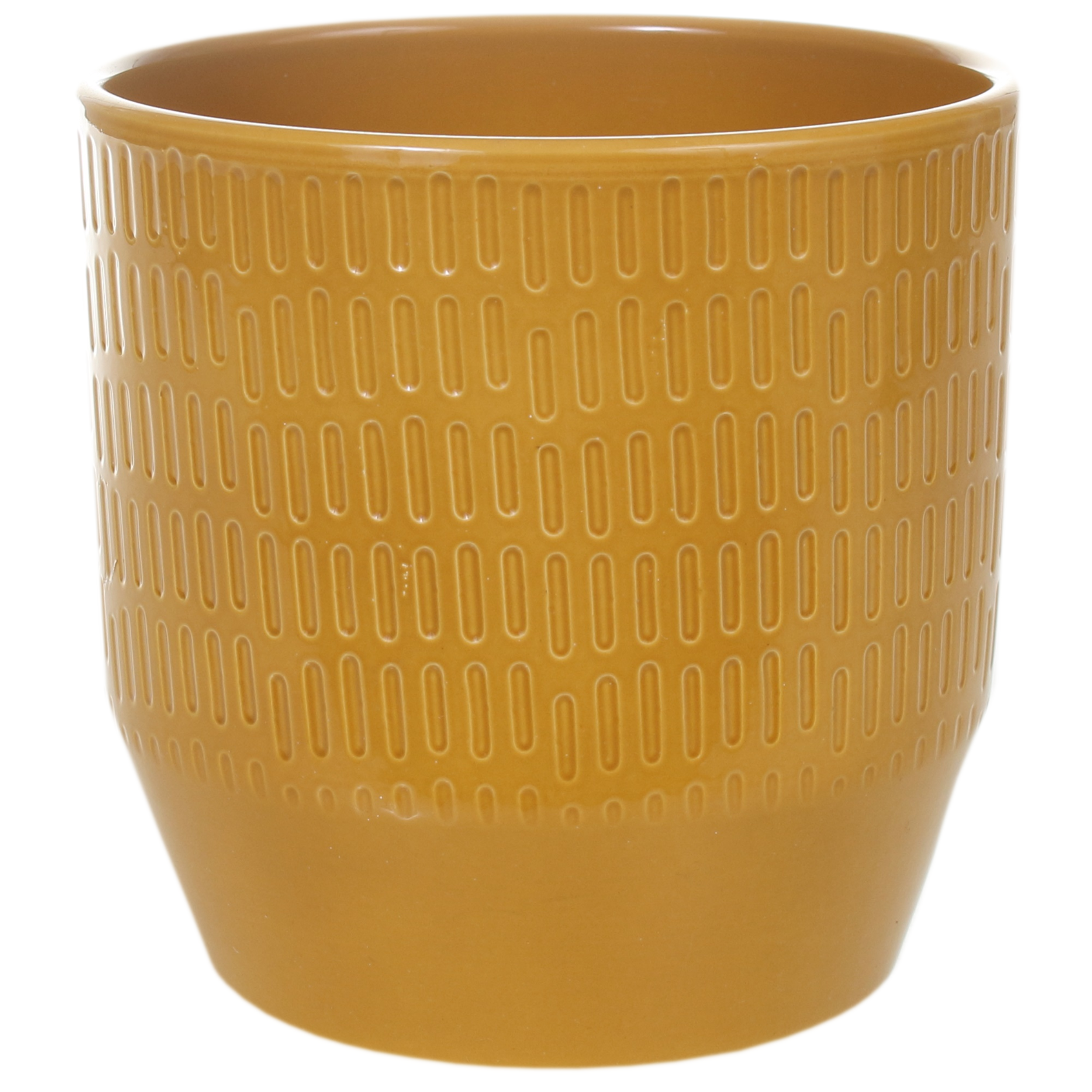 Osłonka doniczki ceramiczna 1cm brązowa Cermax - 2