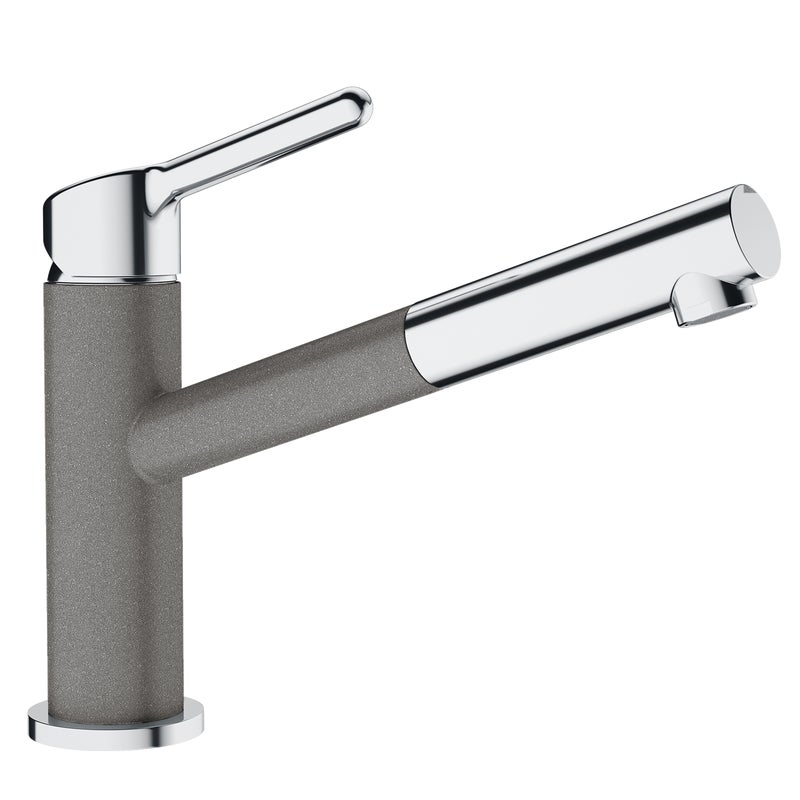 Bateria kuchenna z wyciąganą wylewką 21 cm Orbit Szara Franke