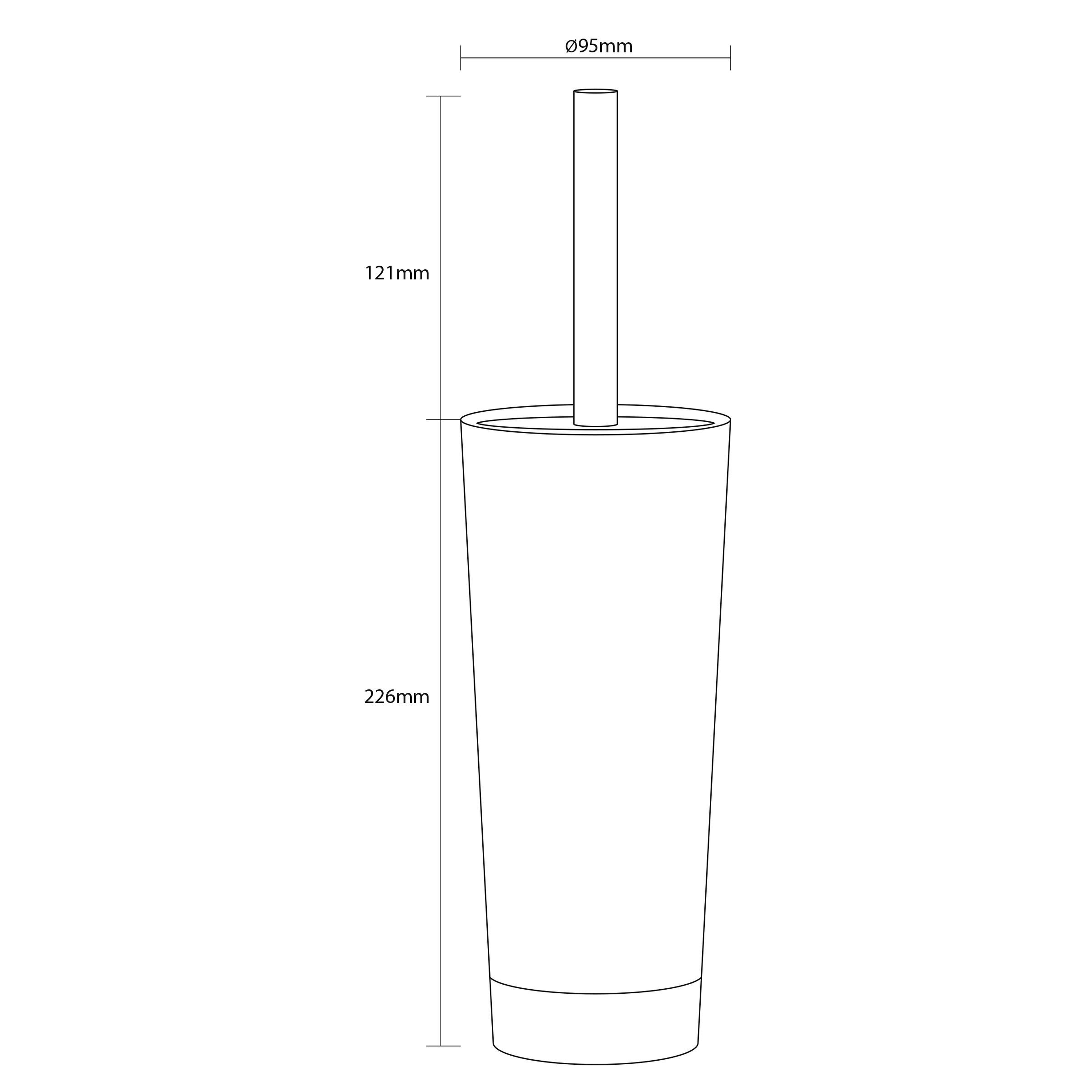 Szczotka do WC Glossy Coram - 5