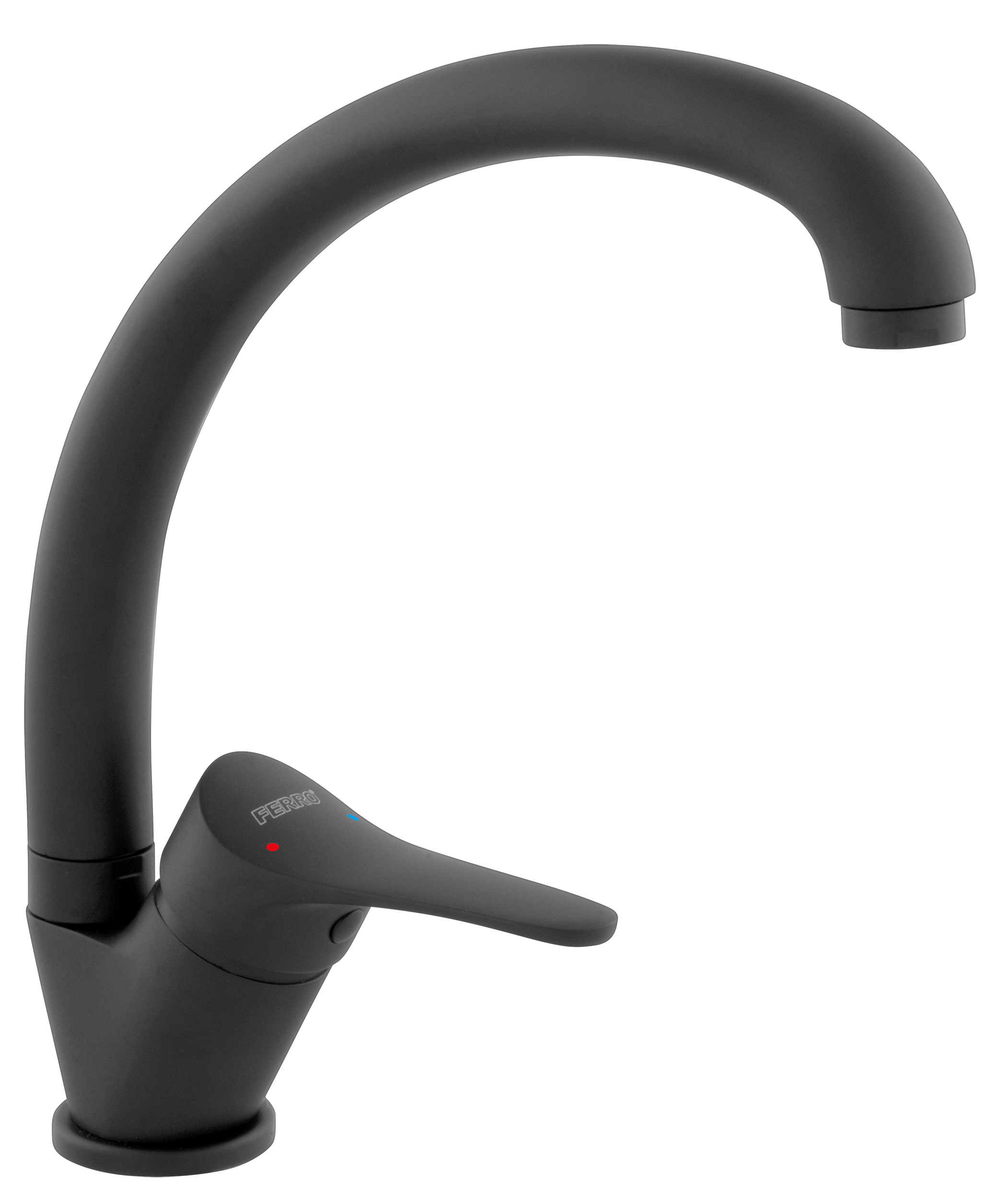 Bateria kuchenna Petite Czarna wylewka F Ferro