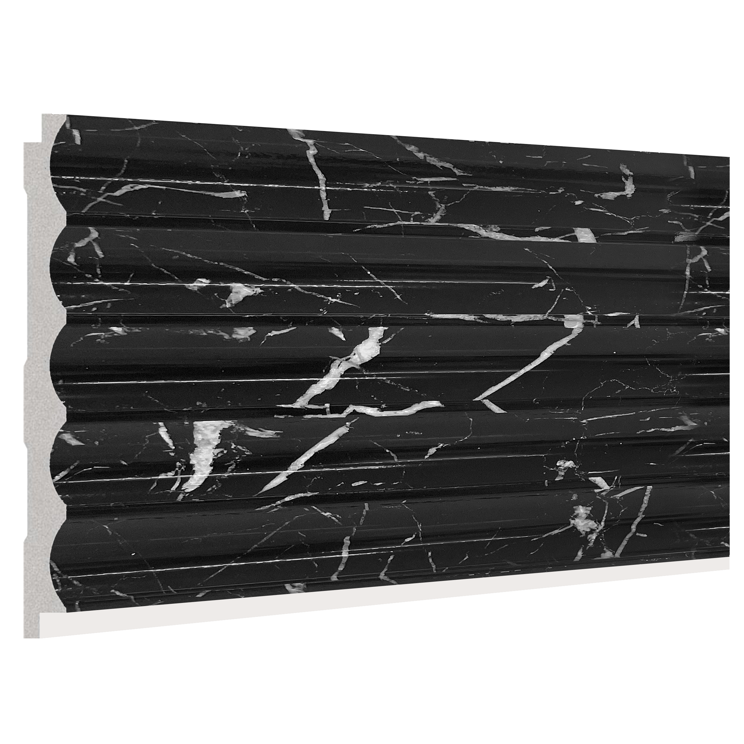 Panele ścienne winylowe PCV dekoracyjne Lineo Black Marble Fllow - 6