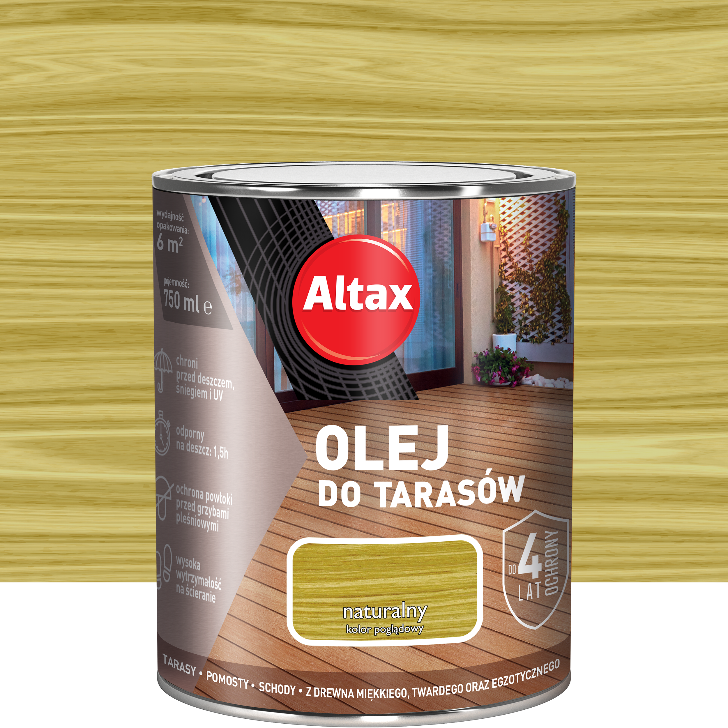 Olej do tarasów Naturalny 0.75 l Altax
