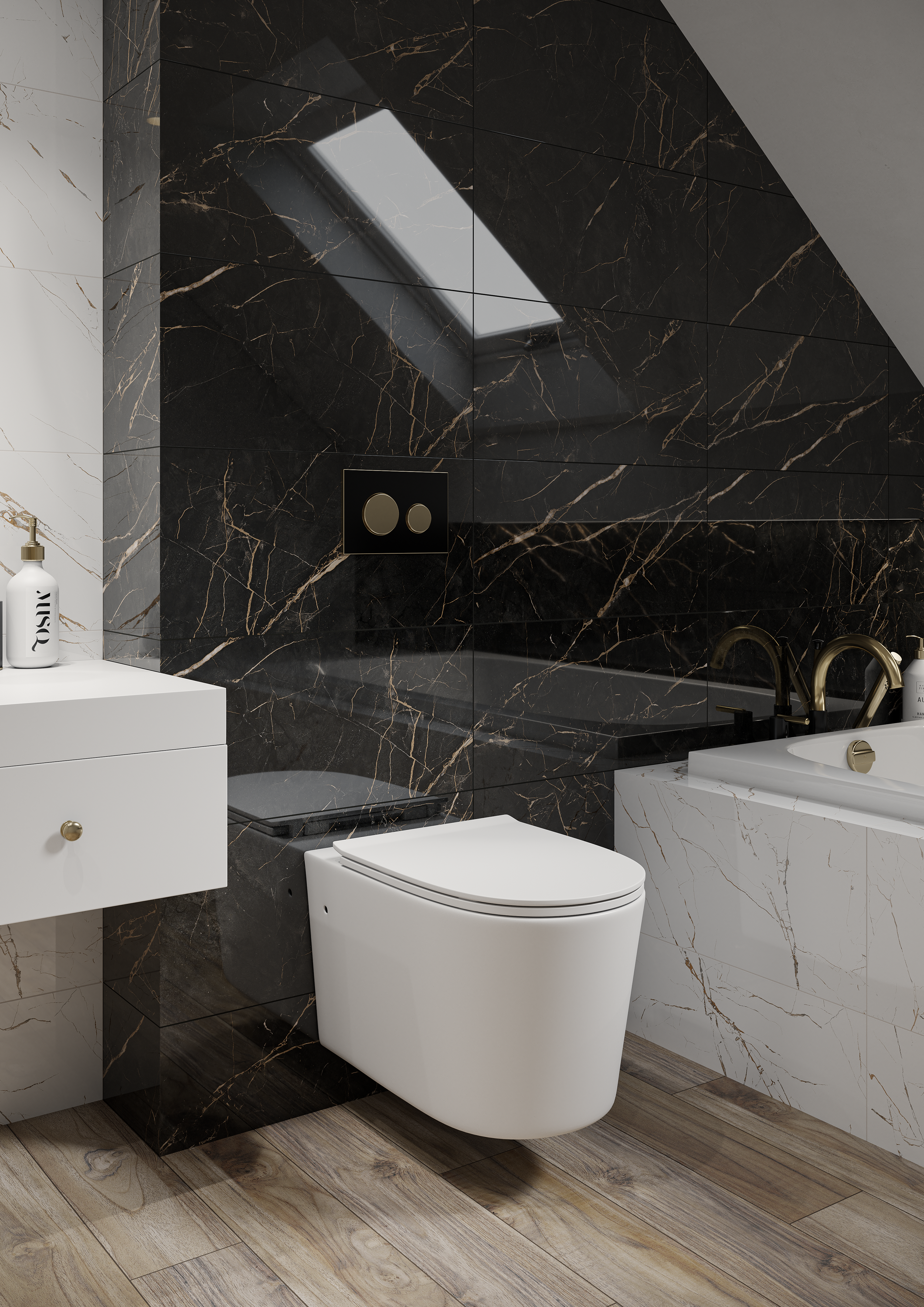 Glazura Alphaville Nero 30x60 Ceramika Paradyż - 2