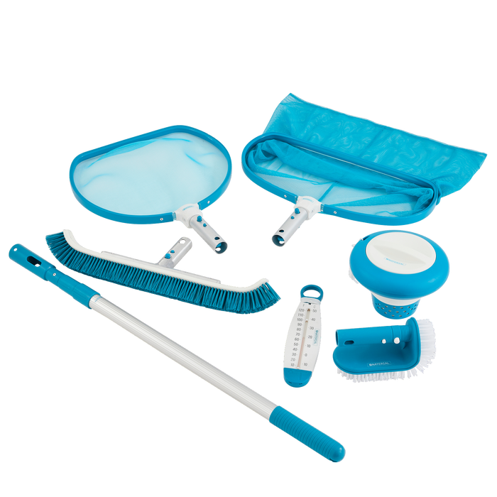 Kit completo mantenimiento para piscinas NATERIAL 7 accesorios