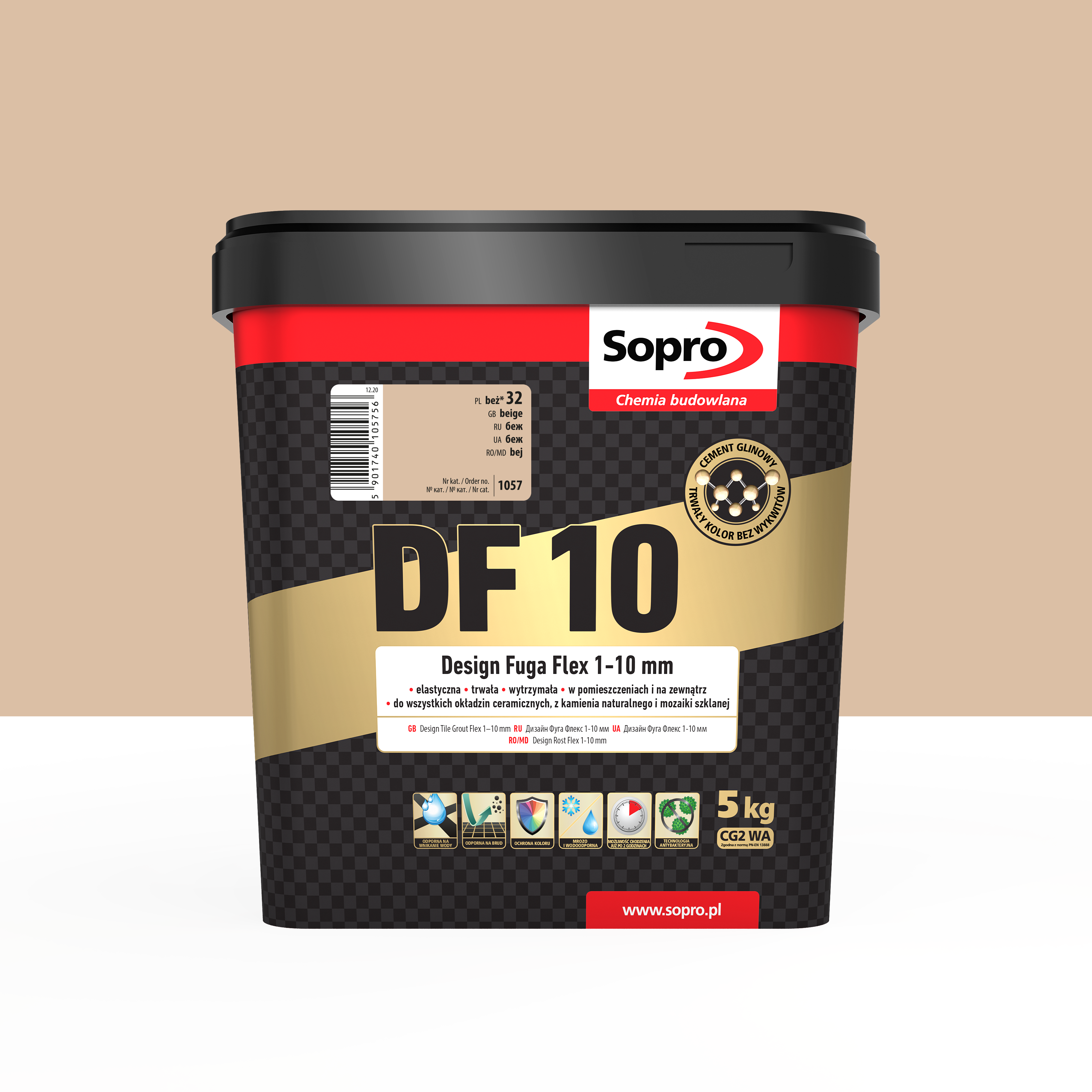 Fuga DF10 beż 32 5 kg Sopro