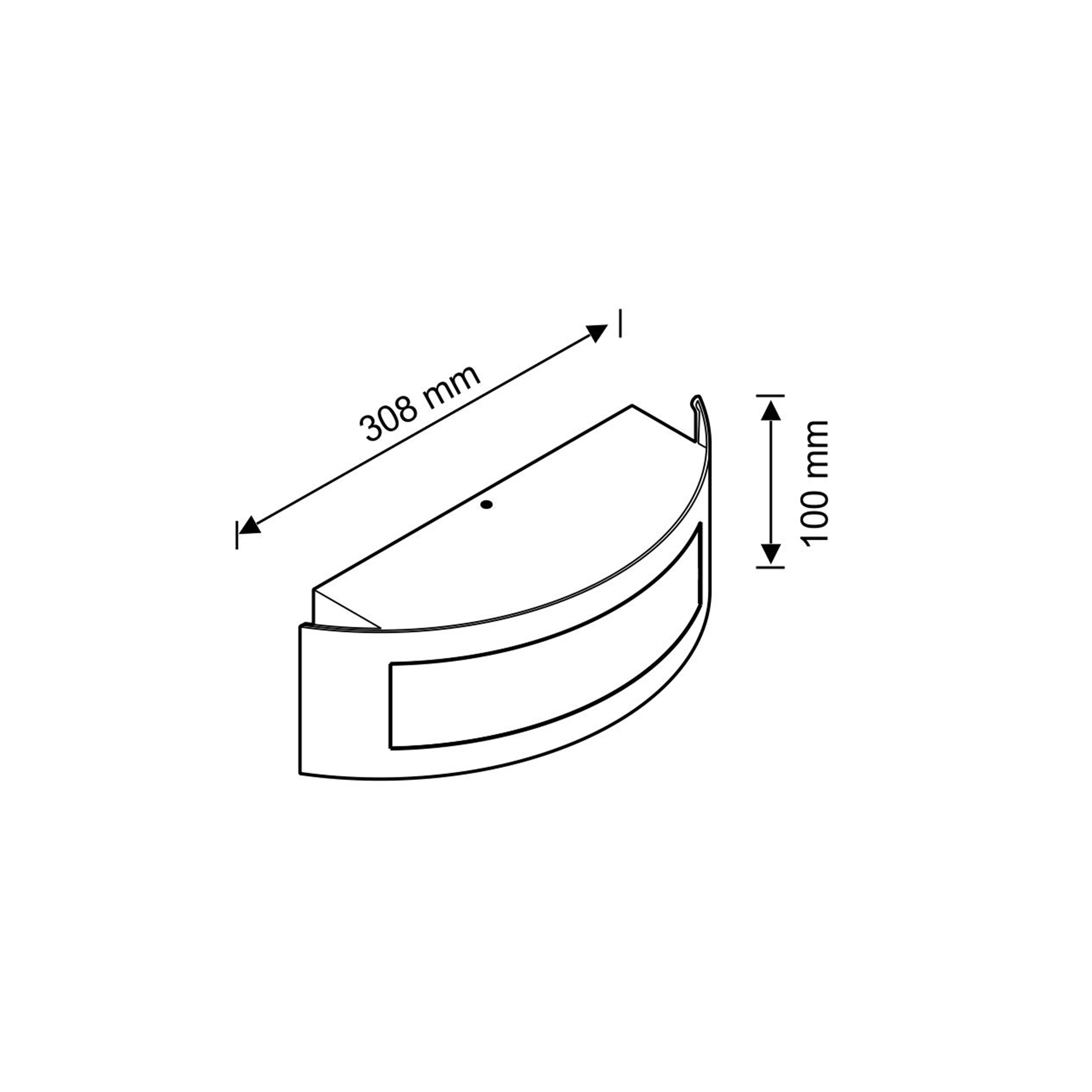 Kinkiet zewnętrzny Sitom chrom IP44 E27 Sanico - 3