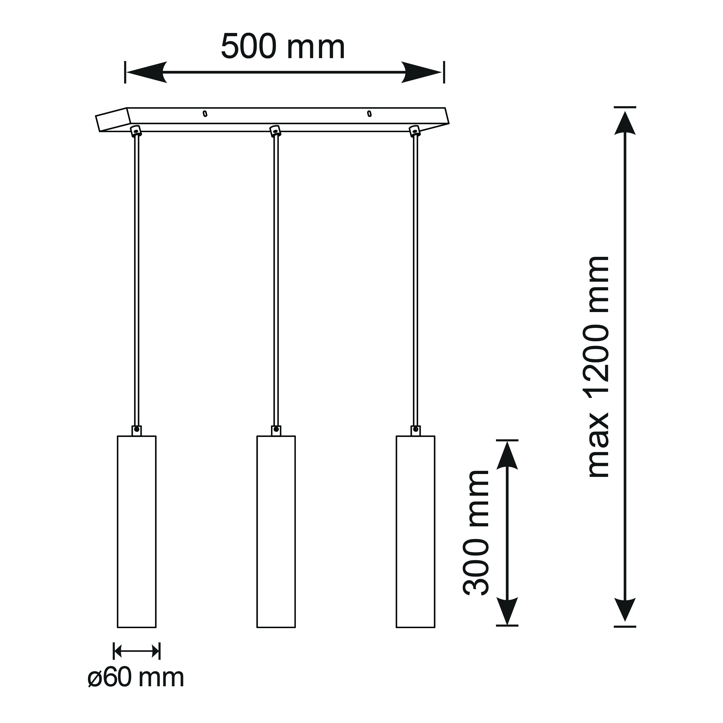 Lampa wisząca Napoli złota 3 x GU10 Polux - 2