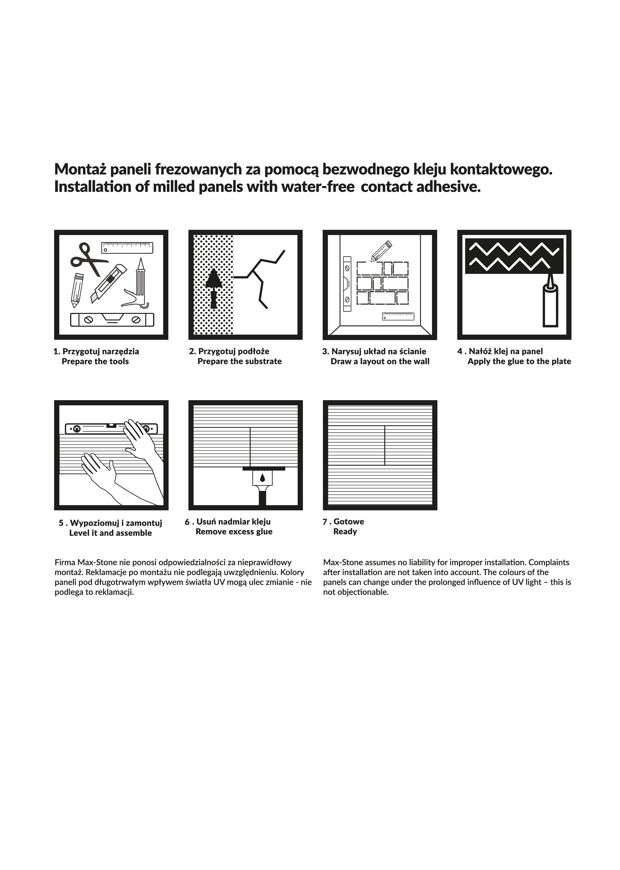 Panel ścienny MDF dekoracyjny pionowe pasy frezowany 30x90cm Fllow - 9