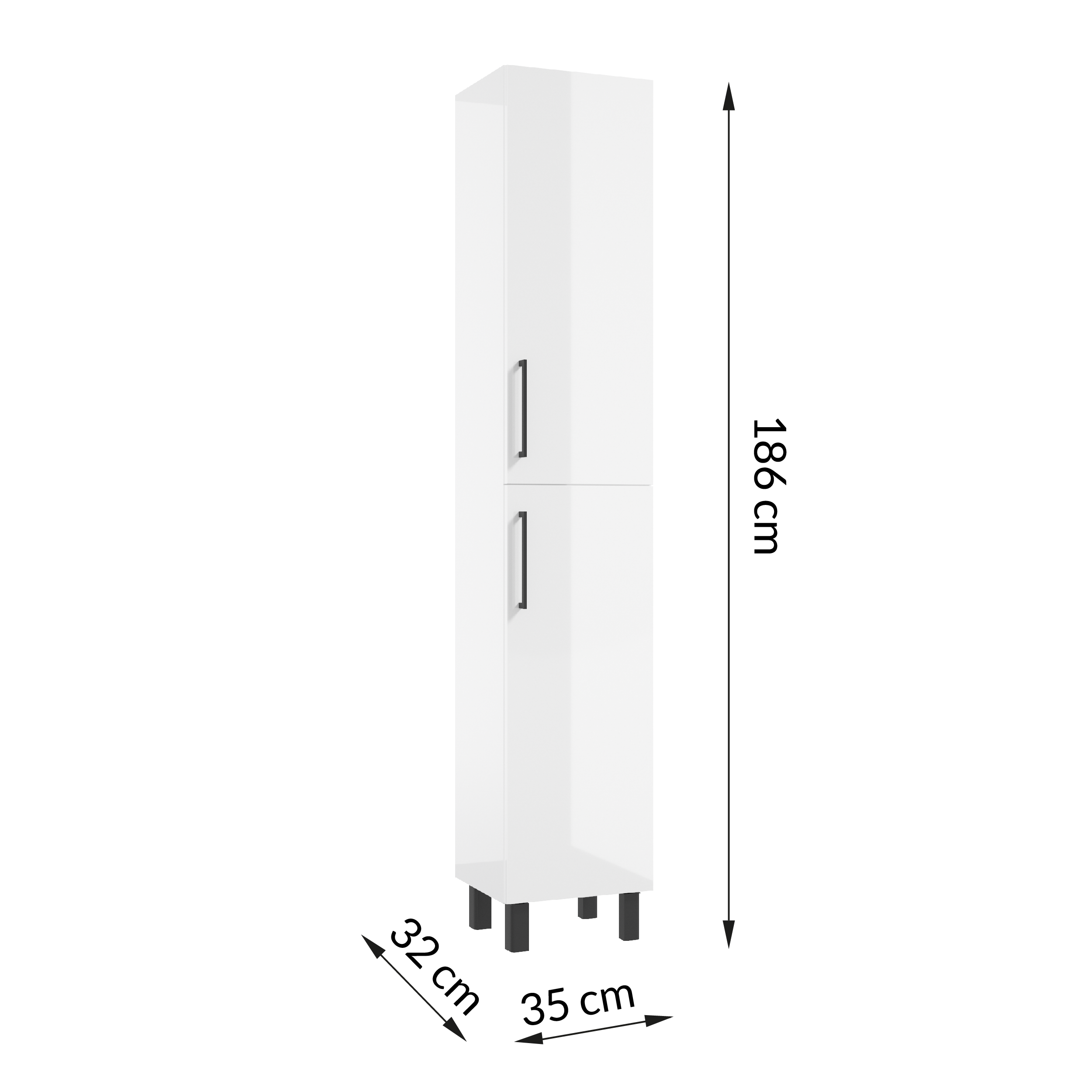 Słupek łazienkowy Easier 35 x 185.3 Sensea - 10