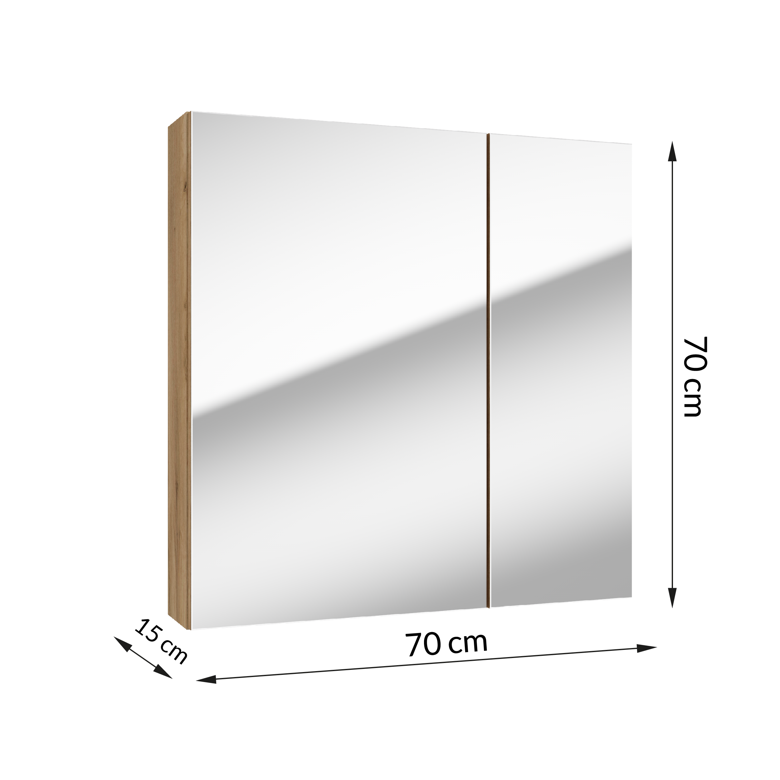 Szafka lustrzana Easier 70 Sensea - 6