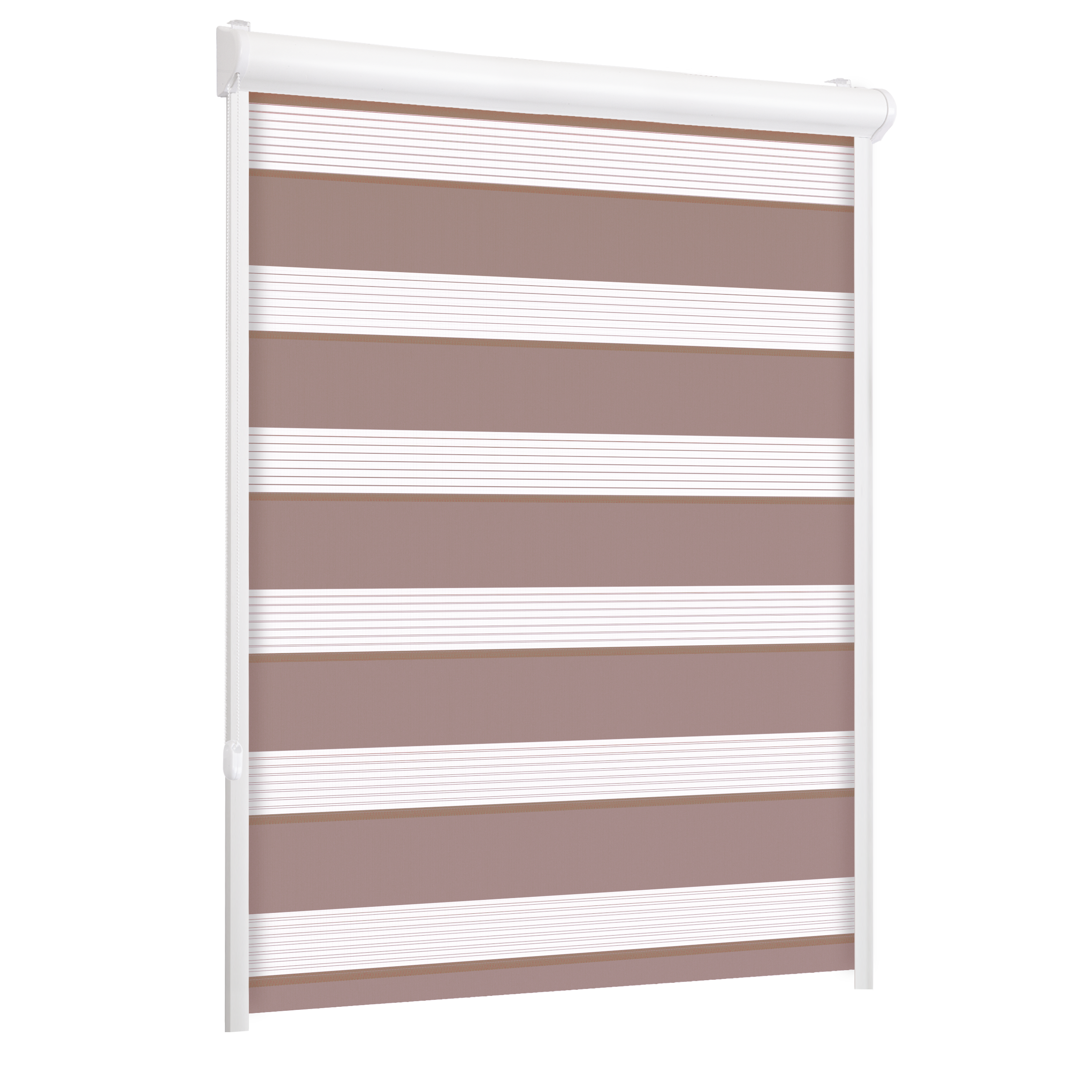 Roleta w kasecie dzień noc Classic wrzos 60 x 150 cm lewa