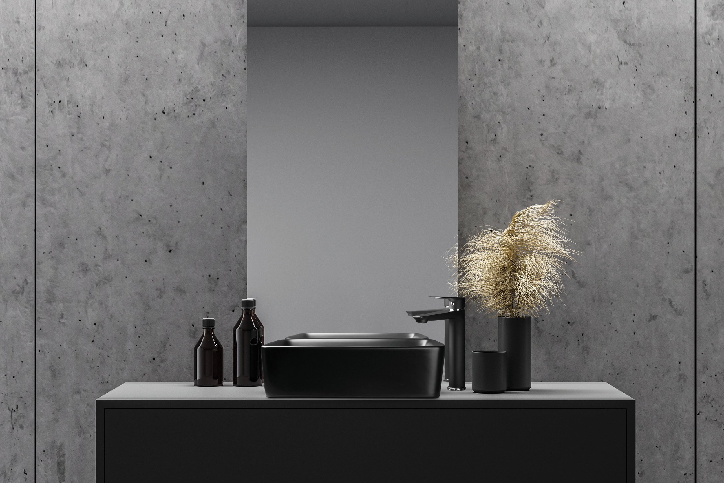 Umywalka ceramiczna nablatowa Nyks 48 Invena - 5