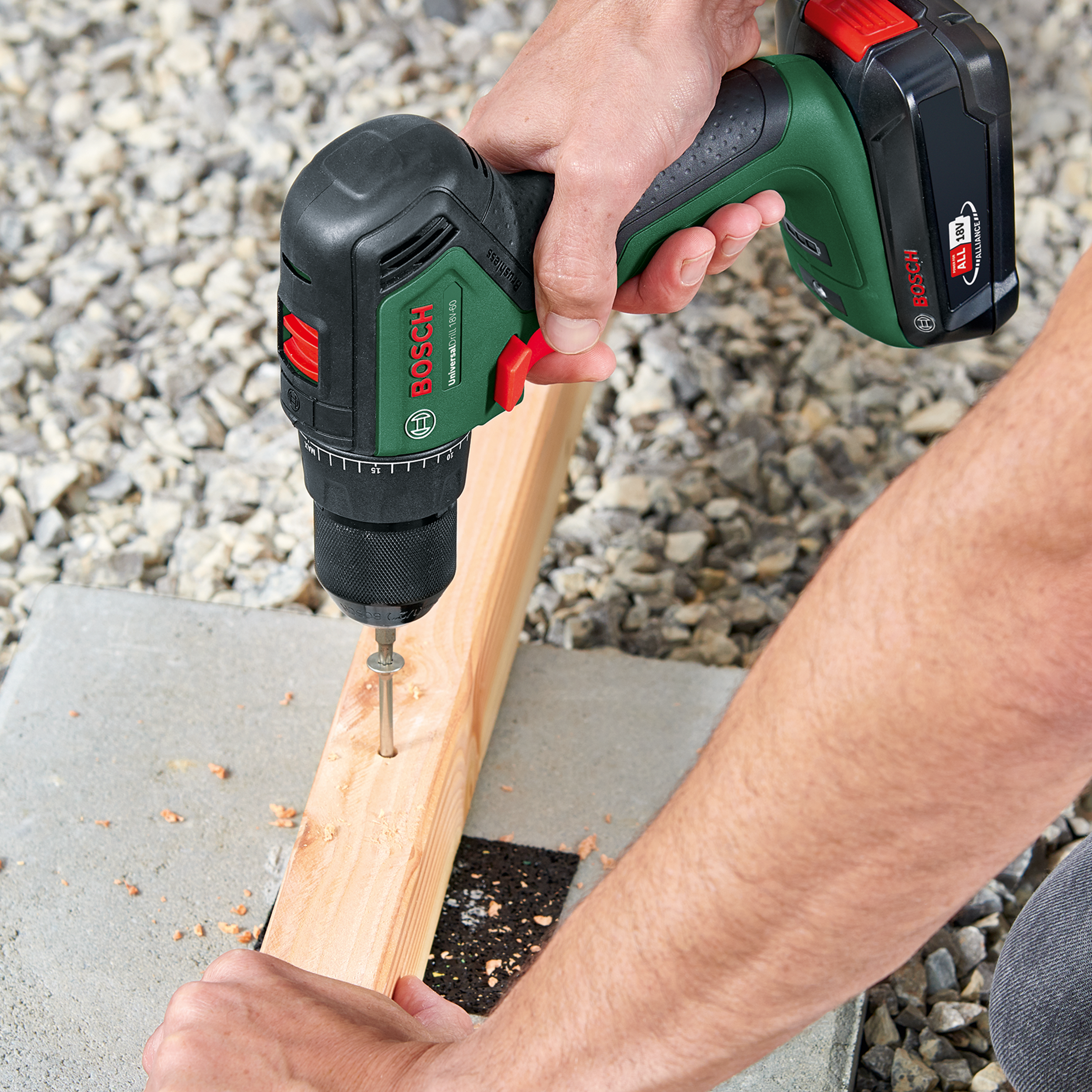 Wiertarko-wkrętarka akumulatorowa bezszczotkowa UniversalDrill 18V-60 18V Litowo-jonowa BOSCH - 2