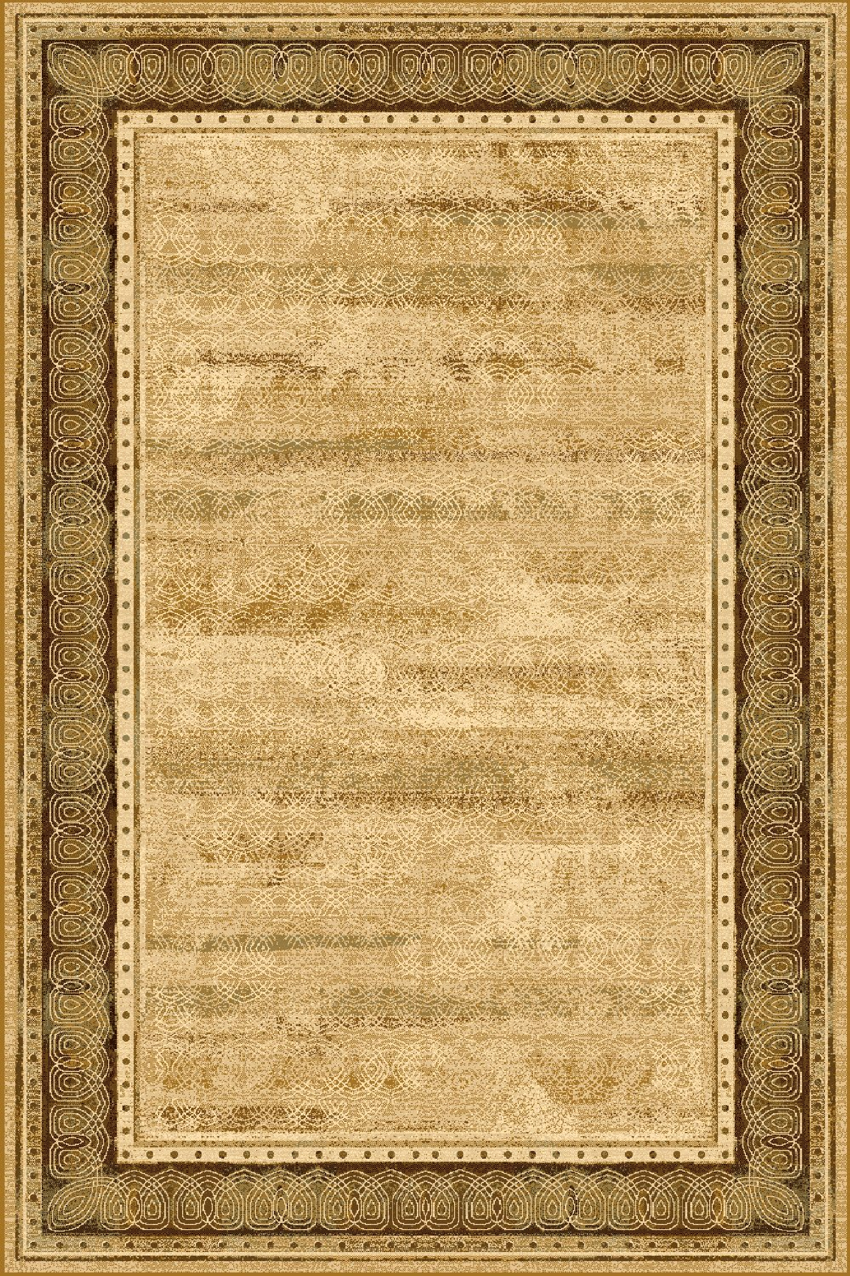 Dywan wełniany Omega Lava beżowy 135 x 200 cm