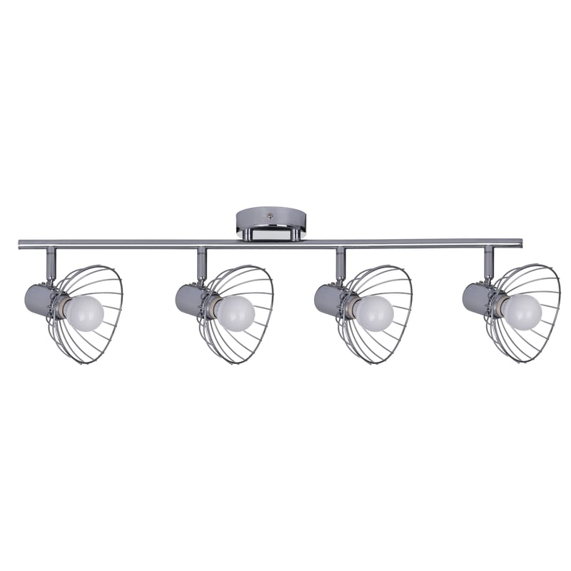 Listwa reflektorowa Gizel srebrna 4 x E14 Activejet