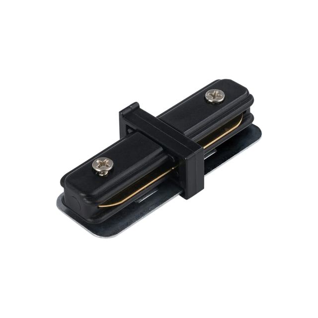 Łącznik 1F czarny prosty Goldlux