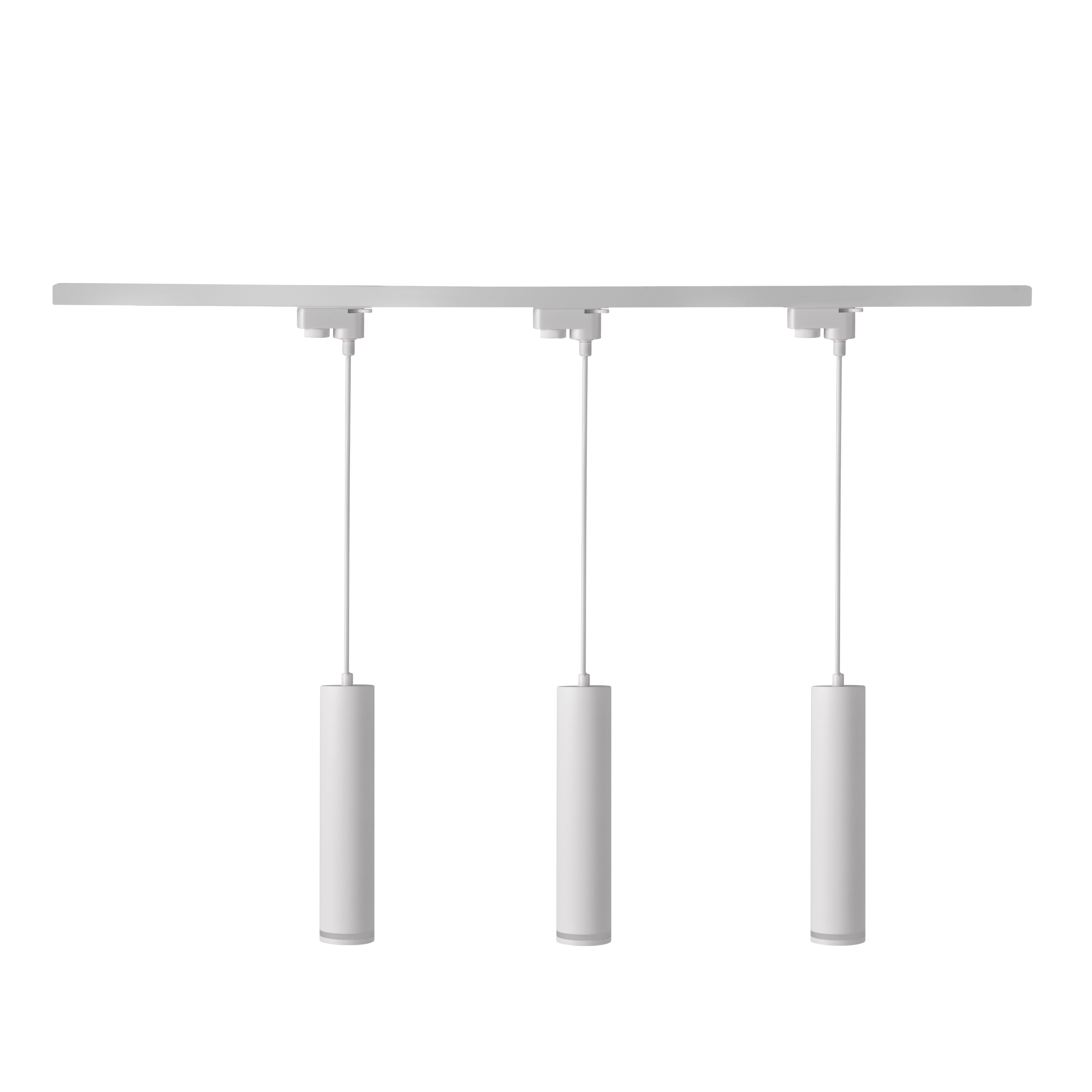 Szyna oświetleniowa z lampami wiszącymi Paris biała 3 x GU10 1F Goldlux