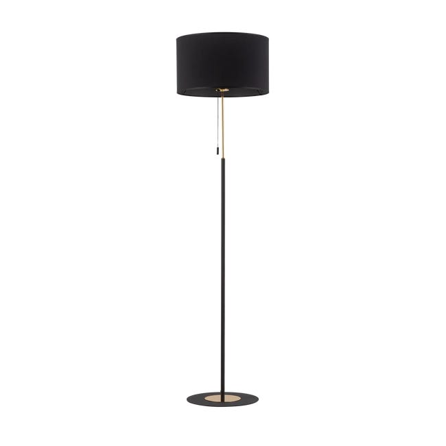Lampa podlogowa lord czarno zlota e27 tk lighting 85182404