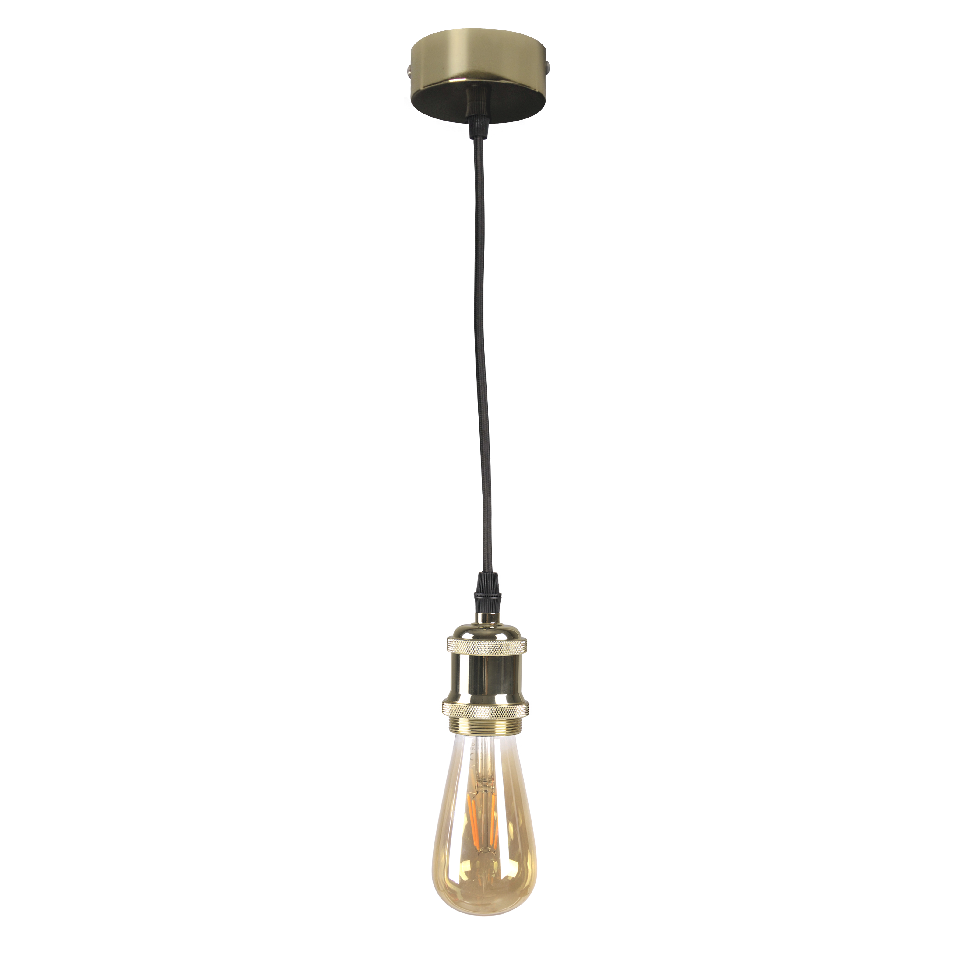 Zawieszenie Nola złoto-czarne E27 Polux - 6