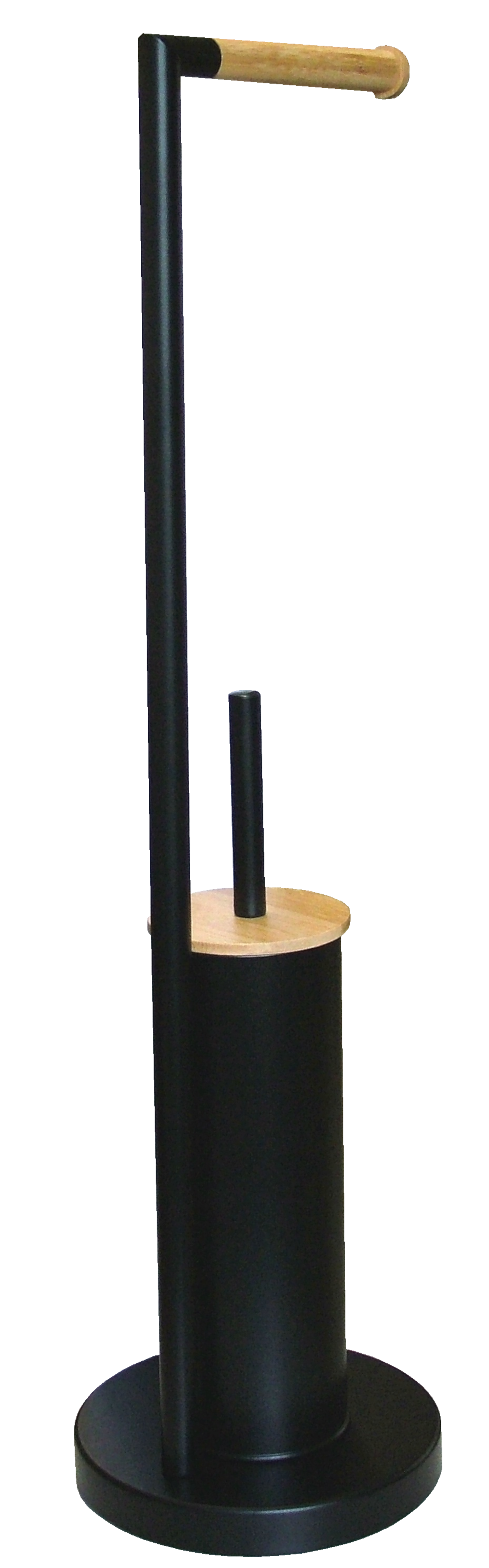 Stojak na papier toaletowy i szczotkę toaletową Czarny Bambus Dietsche - 3