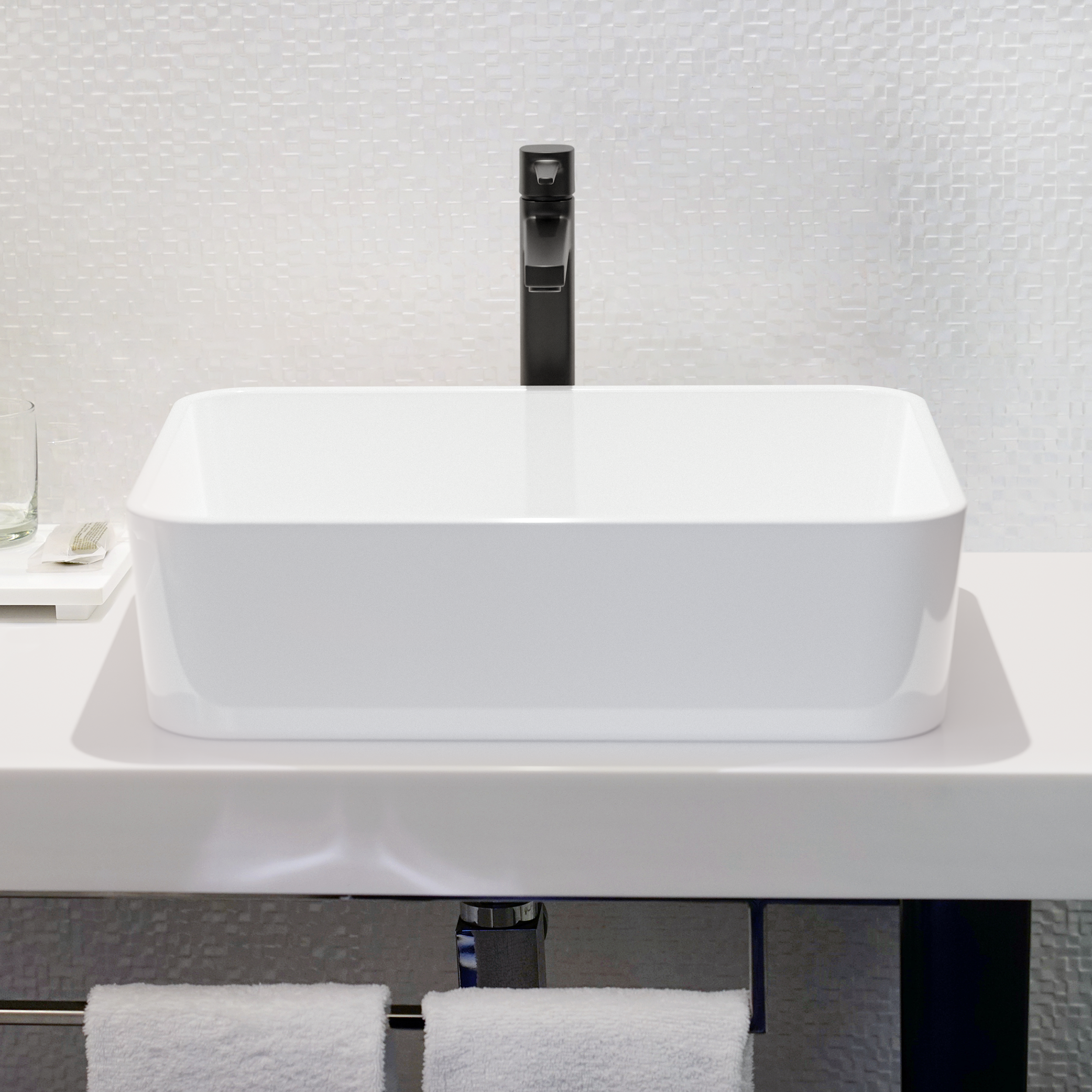 Umywalka ceramiczna nablatowa Nyks 48 x 37 Invena - 2