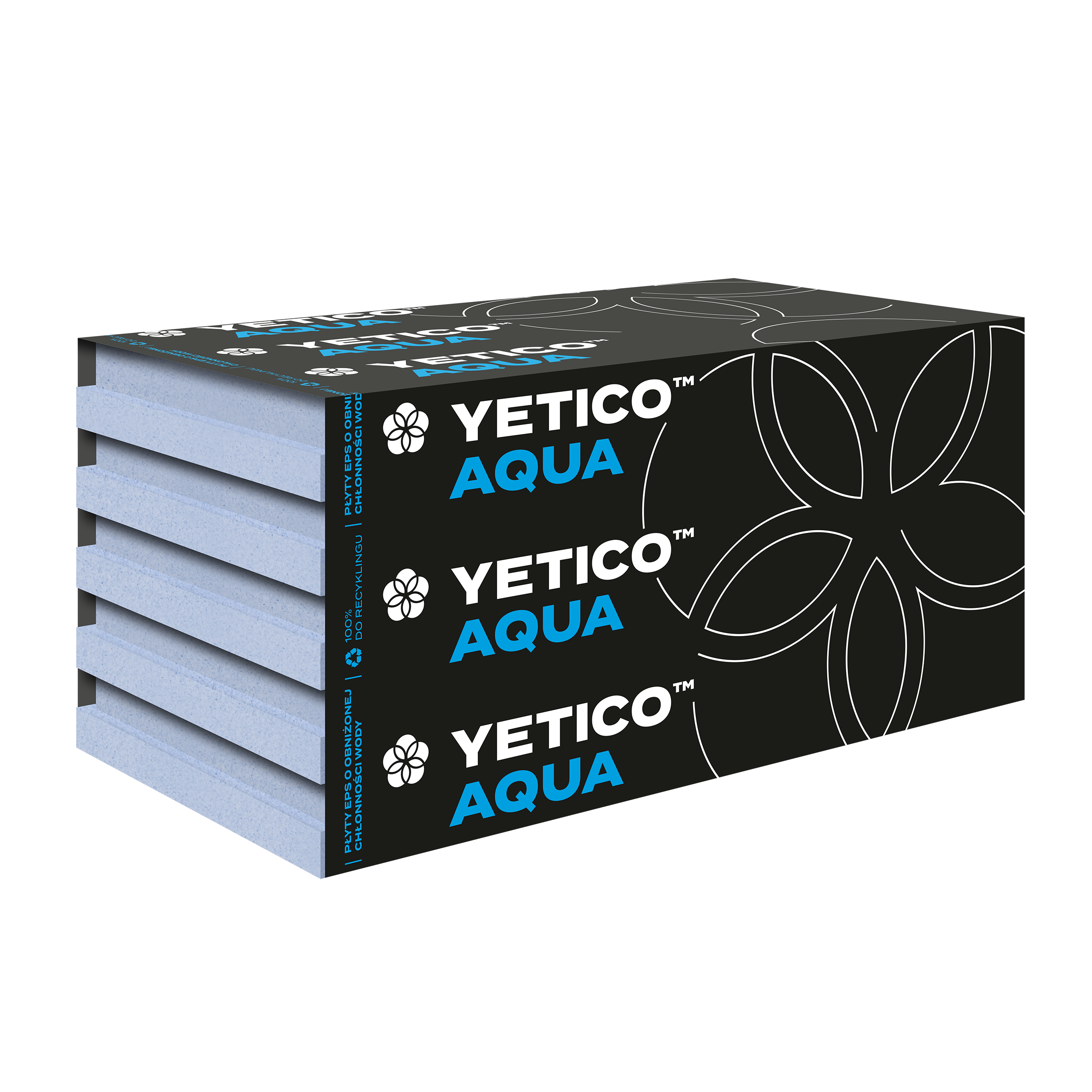 Styropian Fundament AQUA EPS 036 EPS 100 100 mm 0.75m2 Yetico - 3