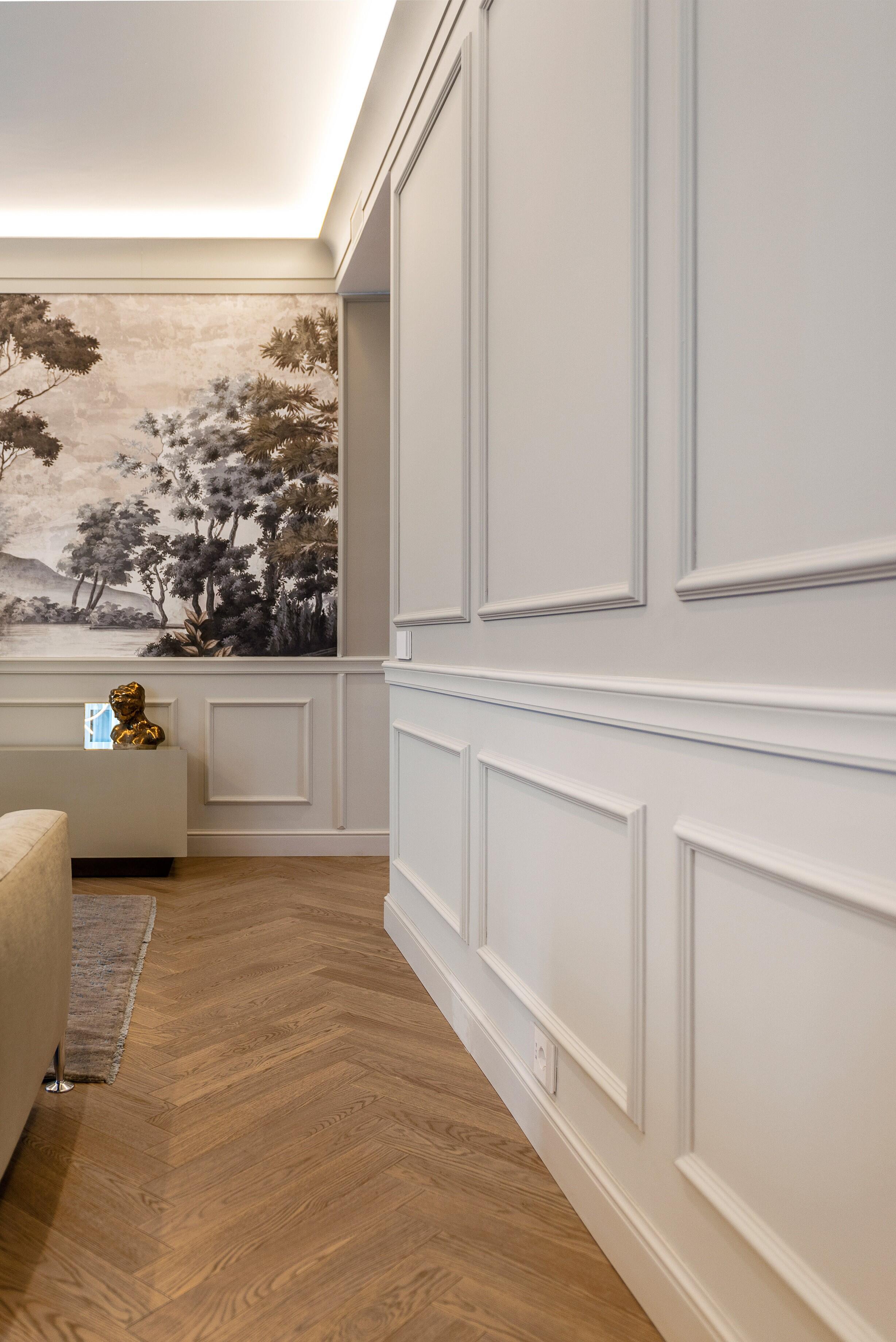 Listwa ścienna WD07A z polistyrenu 7.5 x 200 cm DMS - 2