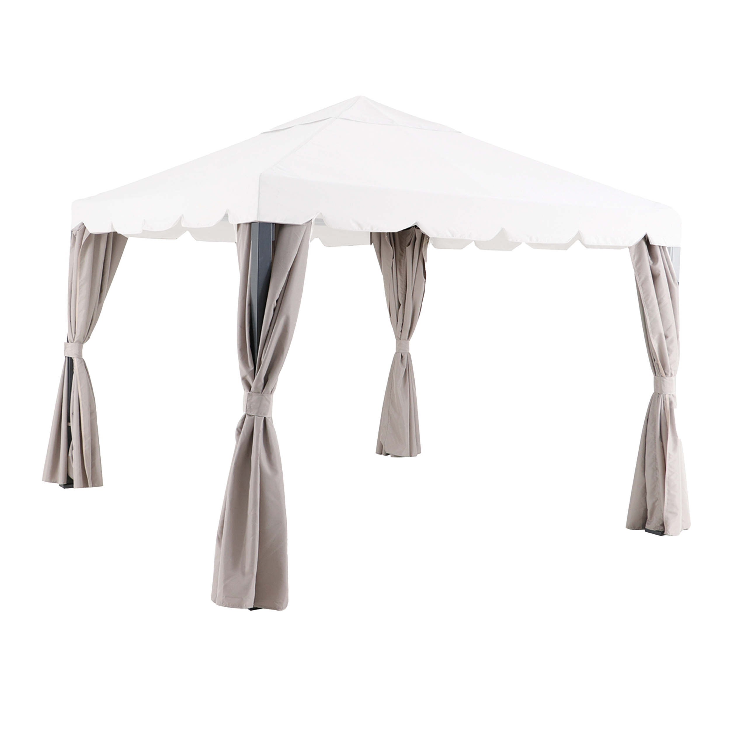 Pack 4 cortinas pérgola ysis 300x300 cm