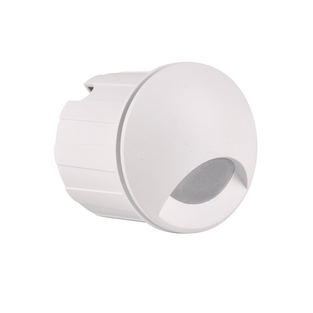 Oprawa schodowa Q1 biała okrągła 6 cm IP44 LED Goldlux
