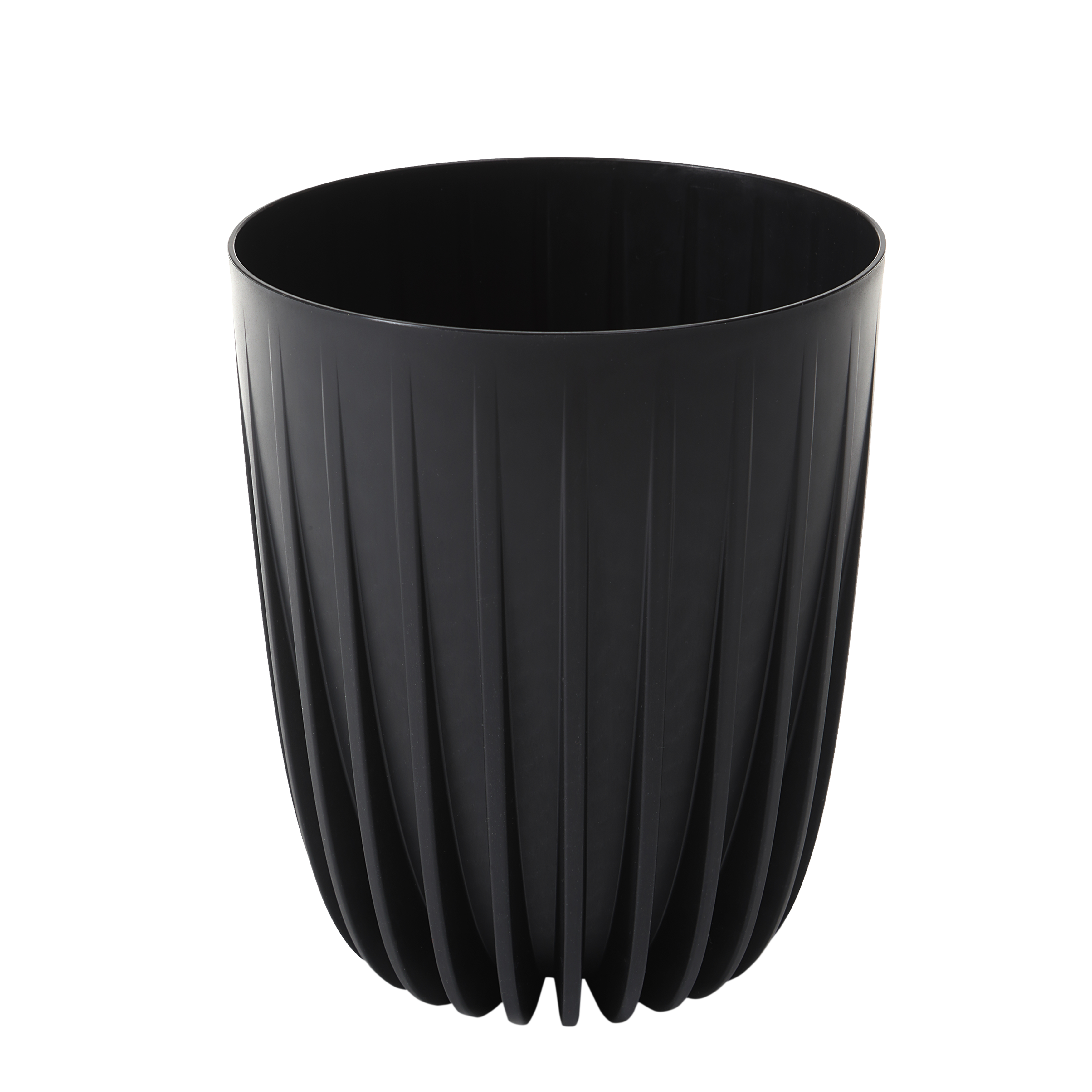 Doniczka plastikowa Mira śr.14.5 cm czarna Lamela