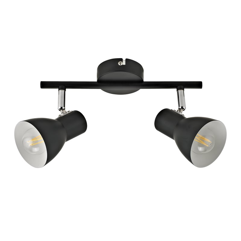 Listwa reflektorowa Riado czarna 2 x E14 Italux