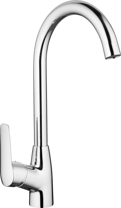 Bateria kuchenna Boro Chrom wylewka U 34 cm Neo Deante