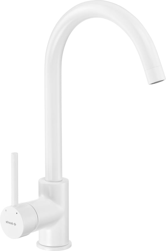 Bateria kuchenna Milin Biała wylewka U 35 cm Deante