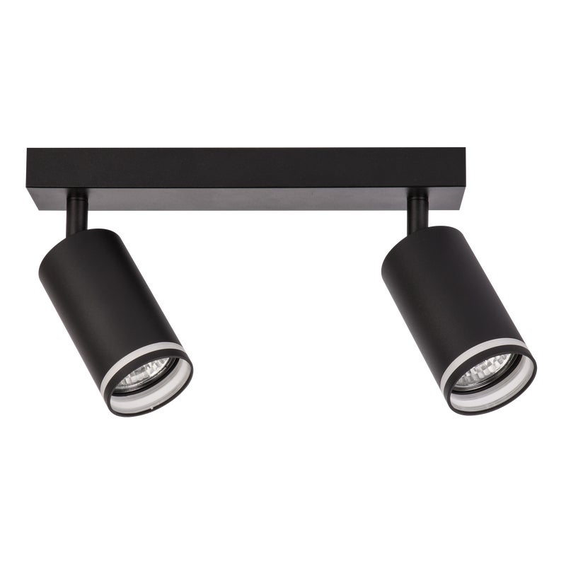 Listwa reflektorowa Paris czarna 2 x GU10 Goldlux