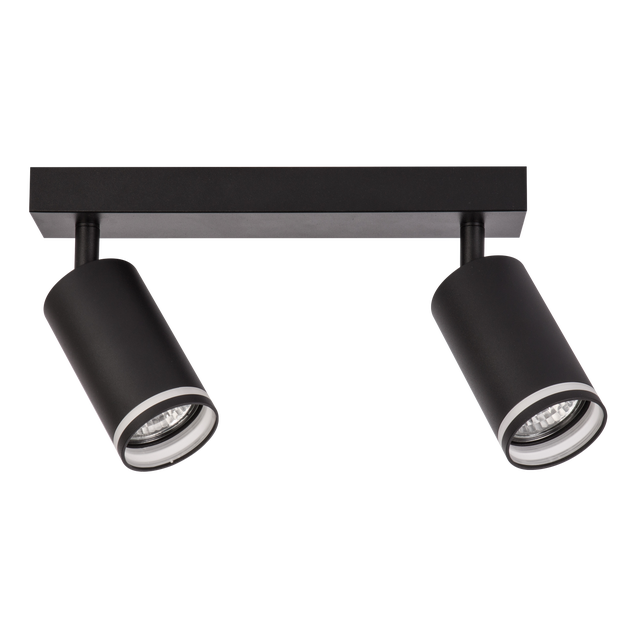 Listwa reflektorowa Paris czarna 2 x GU10 Goldlux