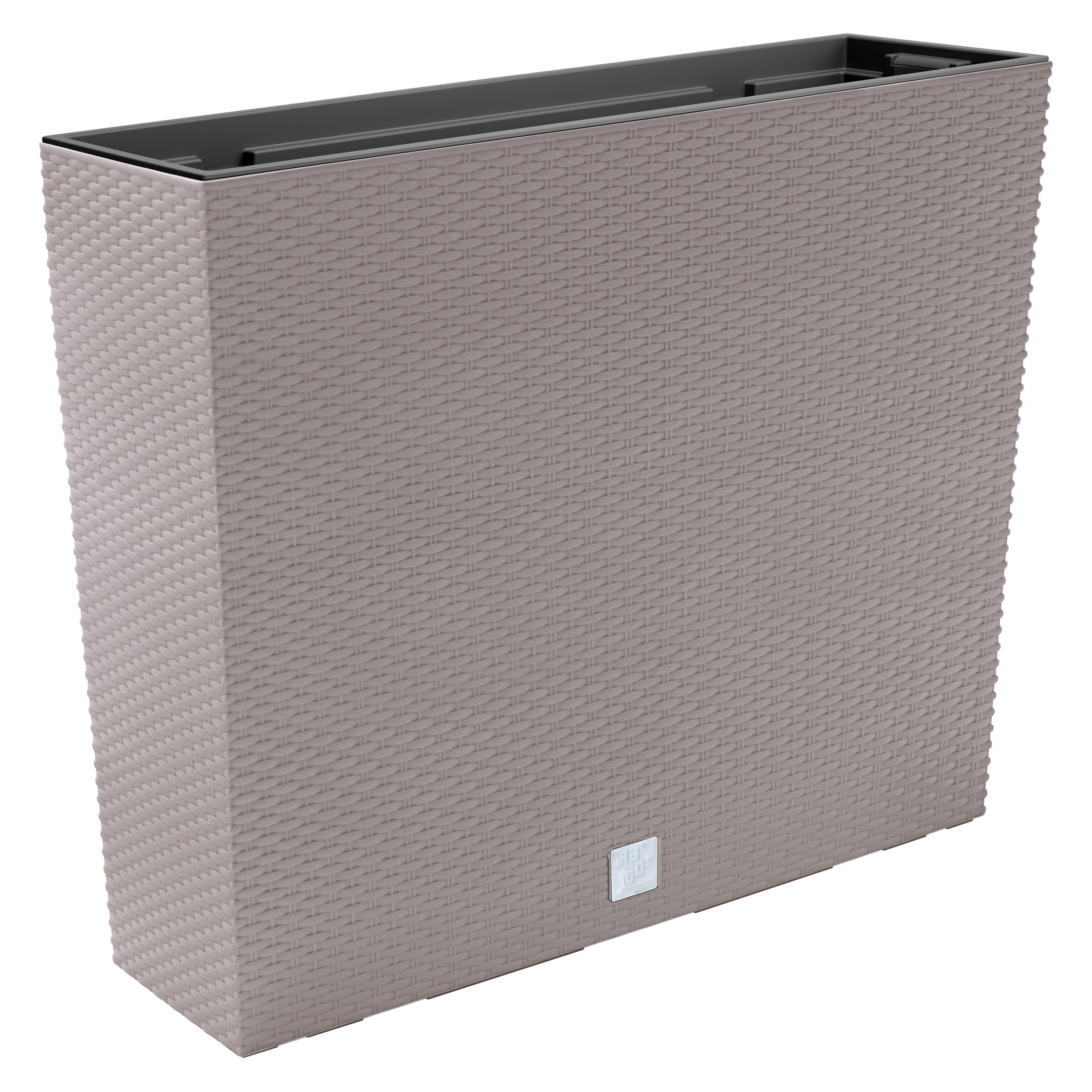 Skrzynka balkonowa stojąca Rato 58x58x49,8 cm szara Prosperplast