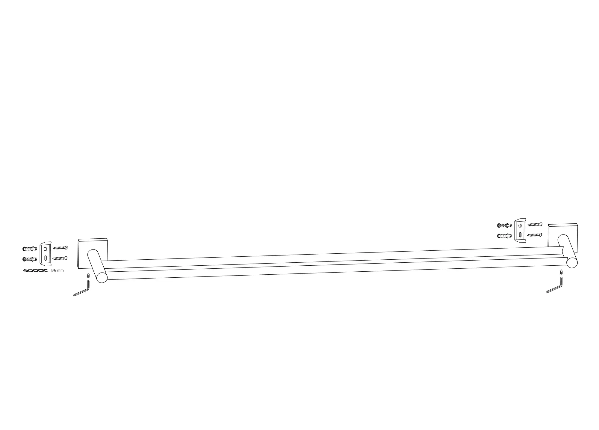 Wieszak ścienny Nero Gold Ba-De - 4