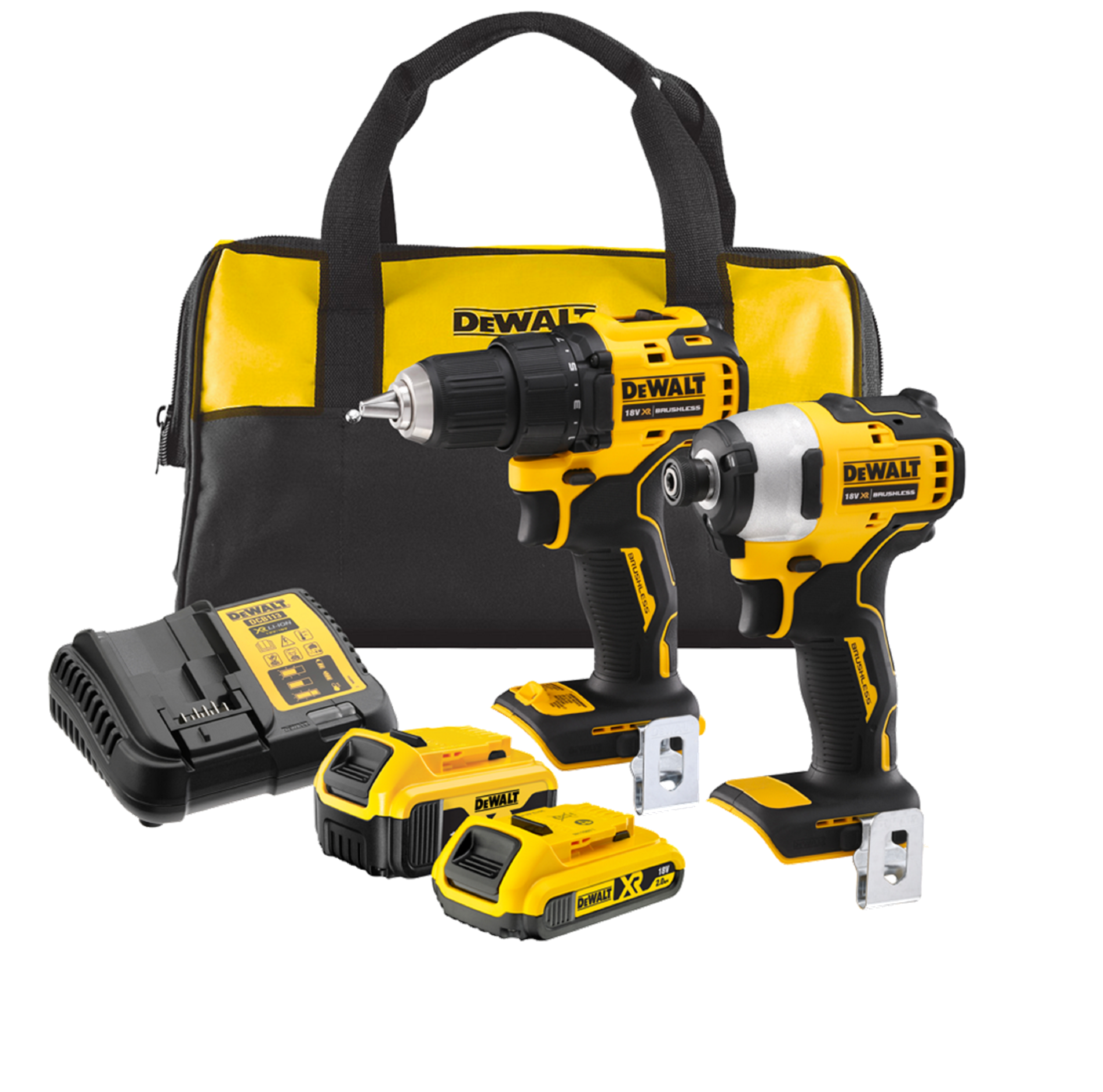 Wiertarko - wkrętarka i zakrętarka + 2 akumulatory DCK2078MDR-QW DEWALT