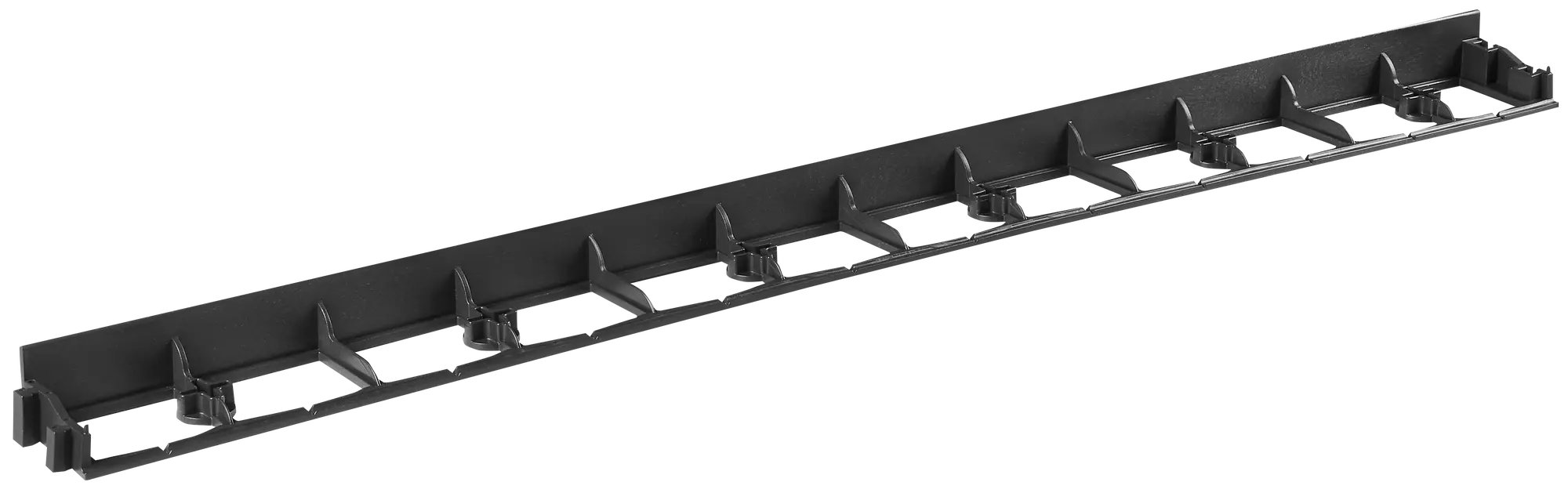 Obrzeże trawnikowe 100x4.5 cm 4szt. czarne Nortene