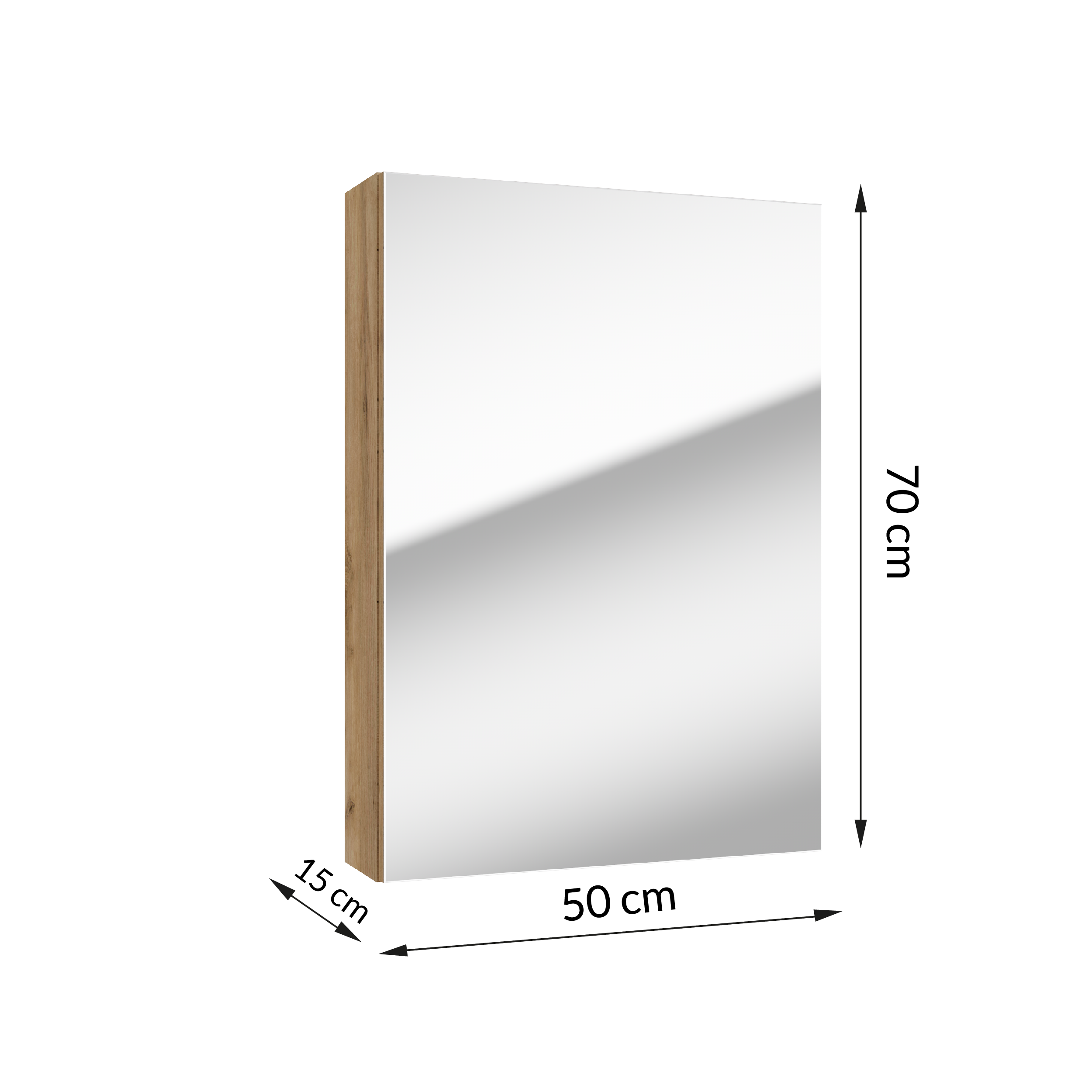 Szafka lustrzana Easier 50 Sensea - 5