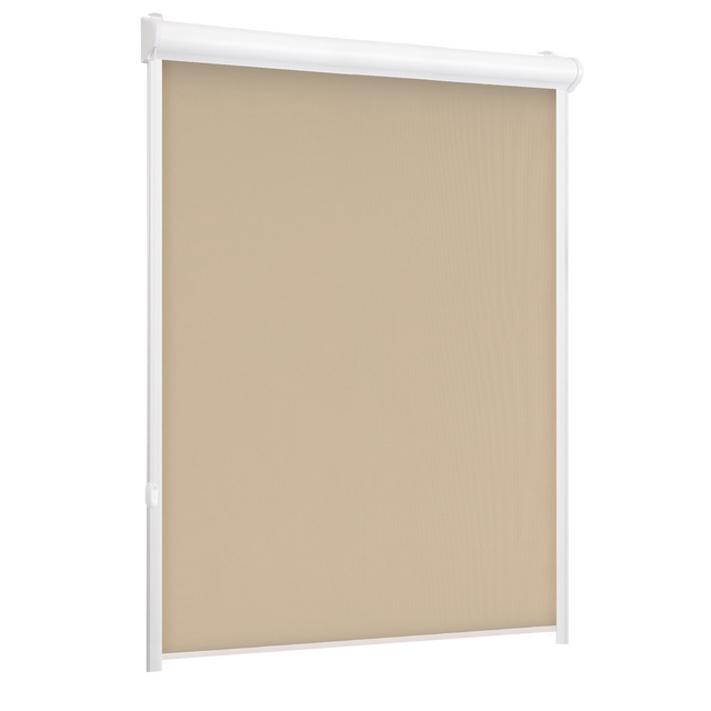 Roleta w kasecie zaciemniająca Silver orzech 103.5 x 150 cm lewa