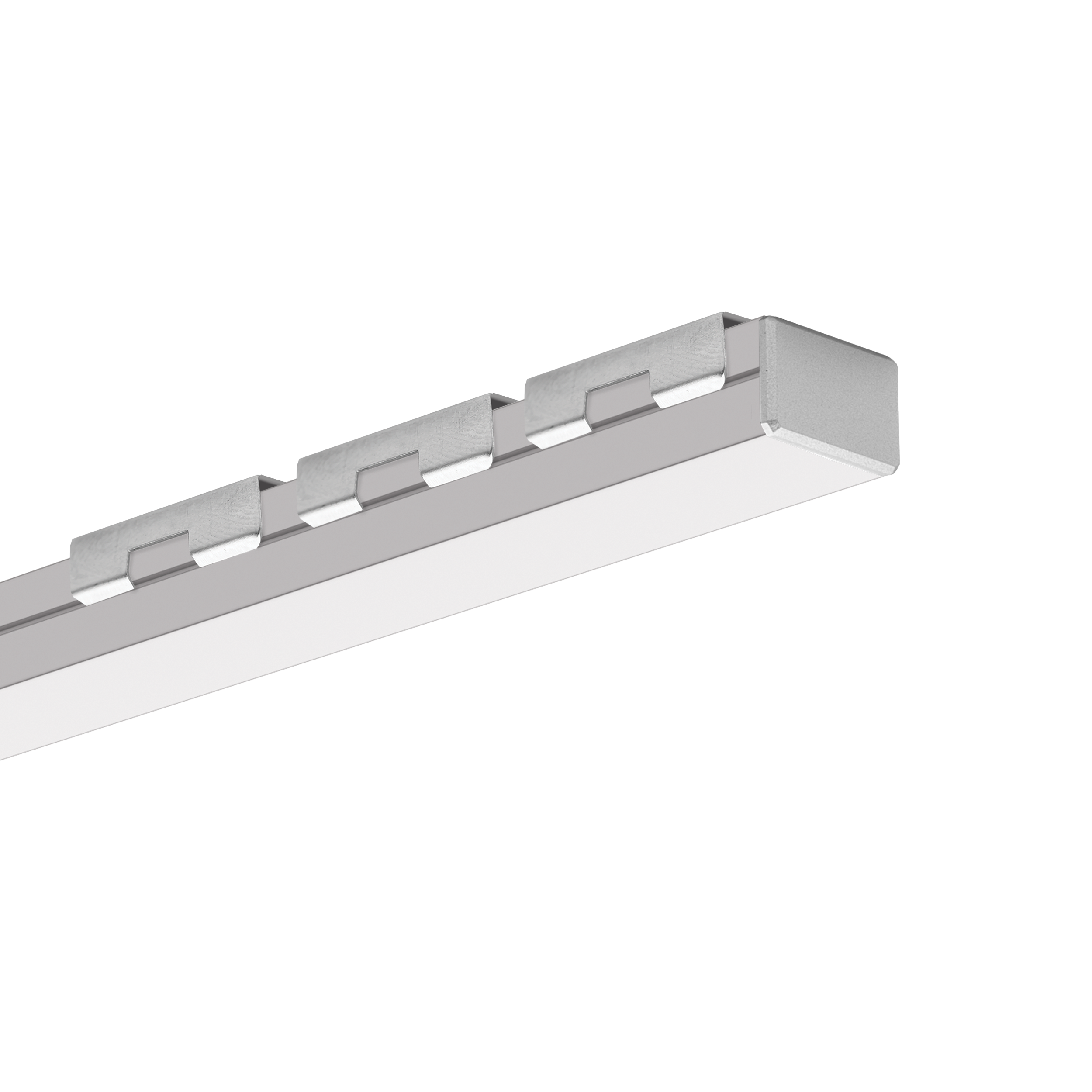 Profil aluminiowy do taśm LED srebrny 2 m Kluś